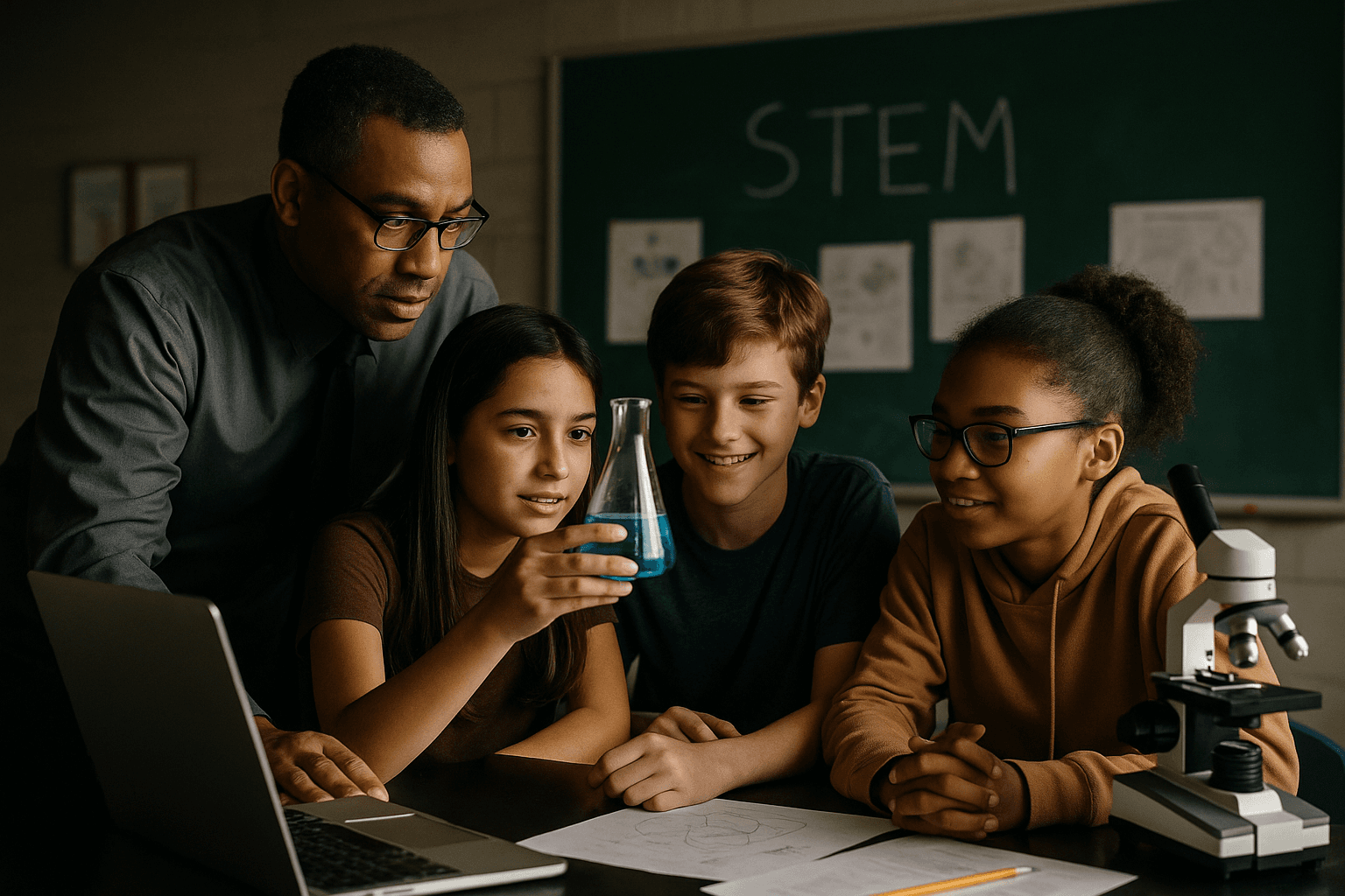 Middle School Students Join GoSciTech Program, District Highlights Support