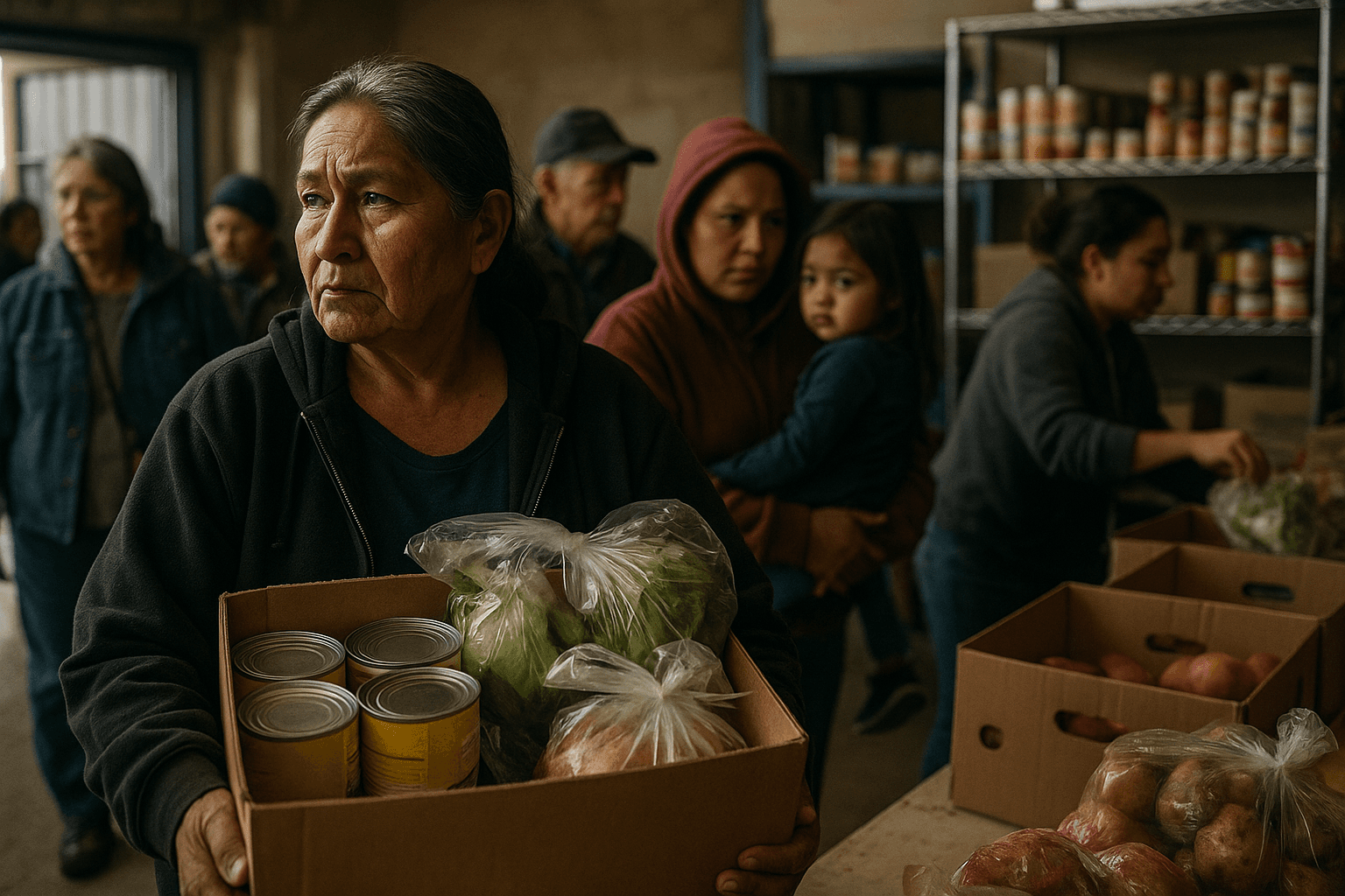 Gallup Community Pantry Sees Surge in Families Seeking Help