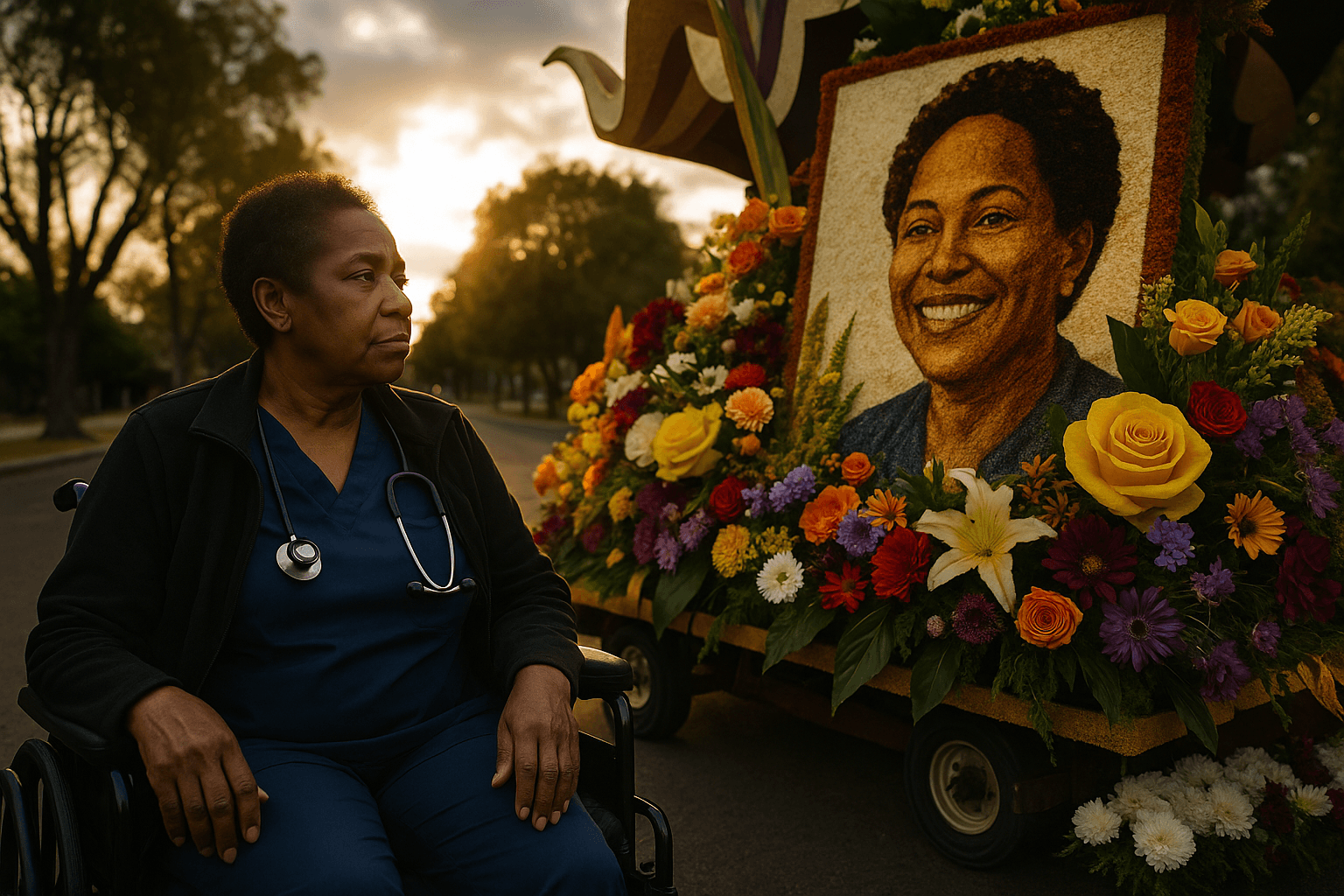 Fresno Nurse Honored on Donate Life Rose Parade Float, Inspires Community