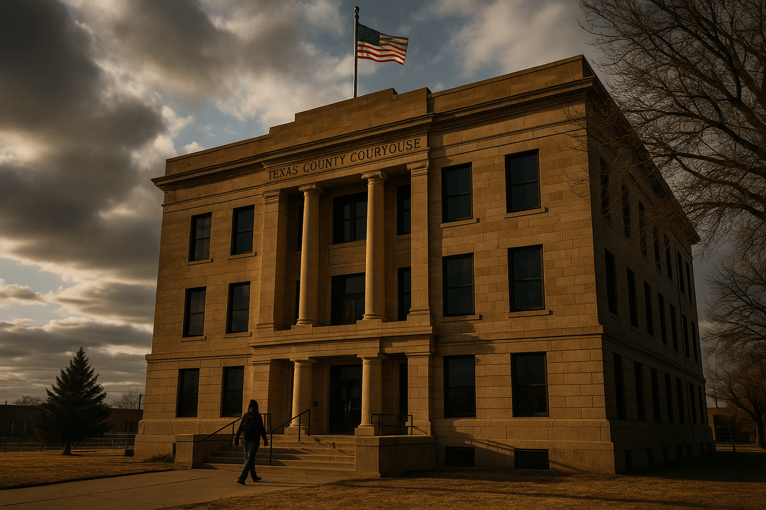Texas County Courthouse in Guymon Serves as Civic Hub and Historic Landmark