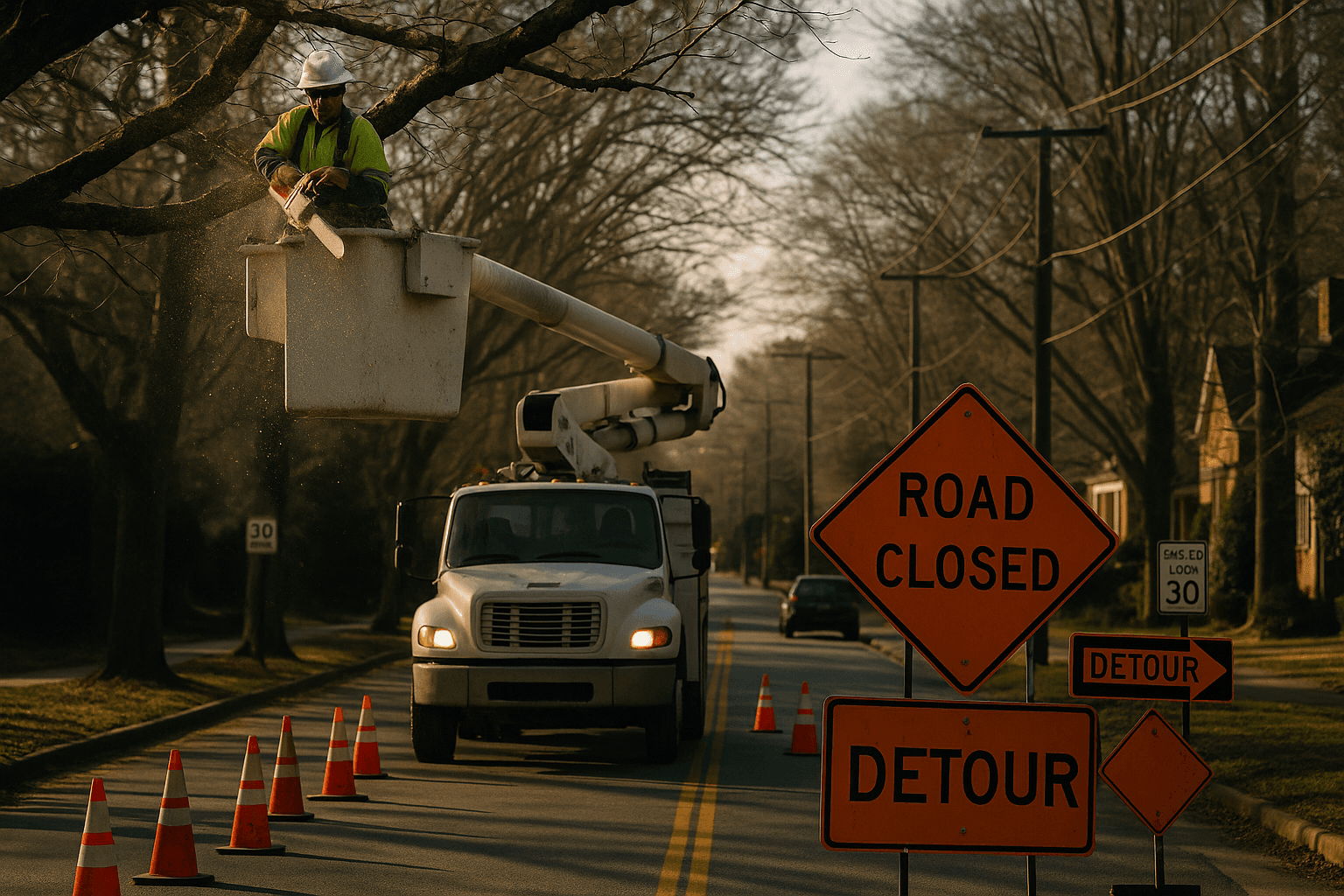 Wake Forest Power schedules daytime closures on West Oak Avenue