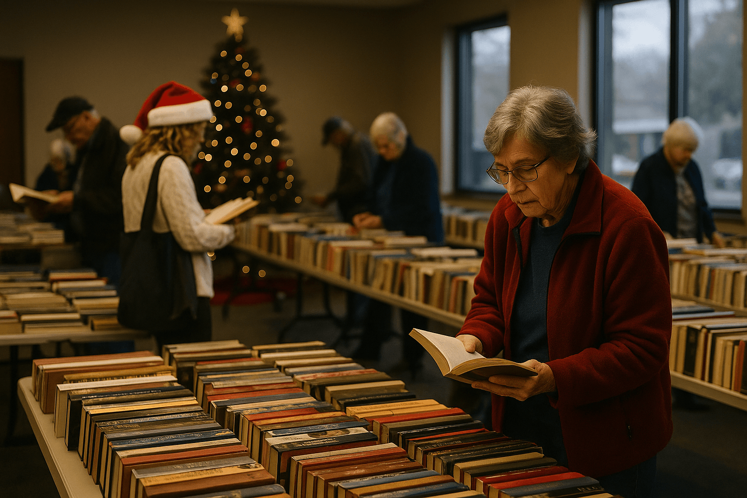 Friends of Library Christmas Book Sale Boosts Local Literacy Support