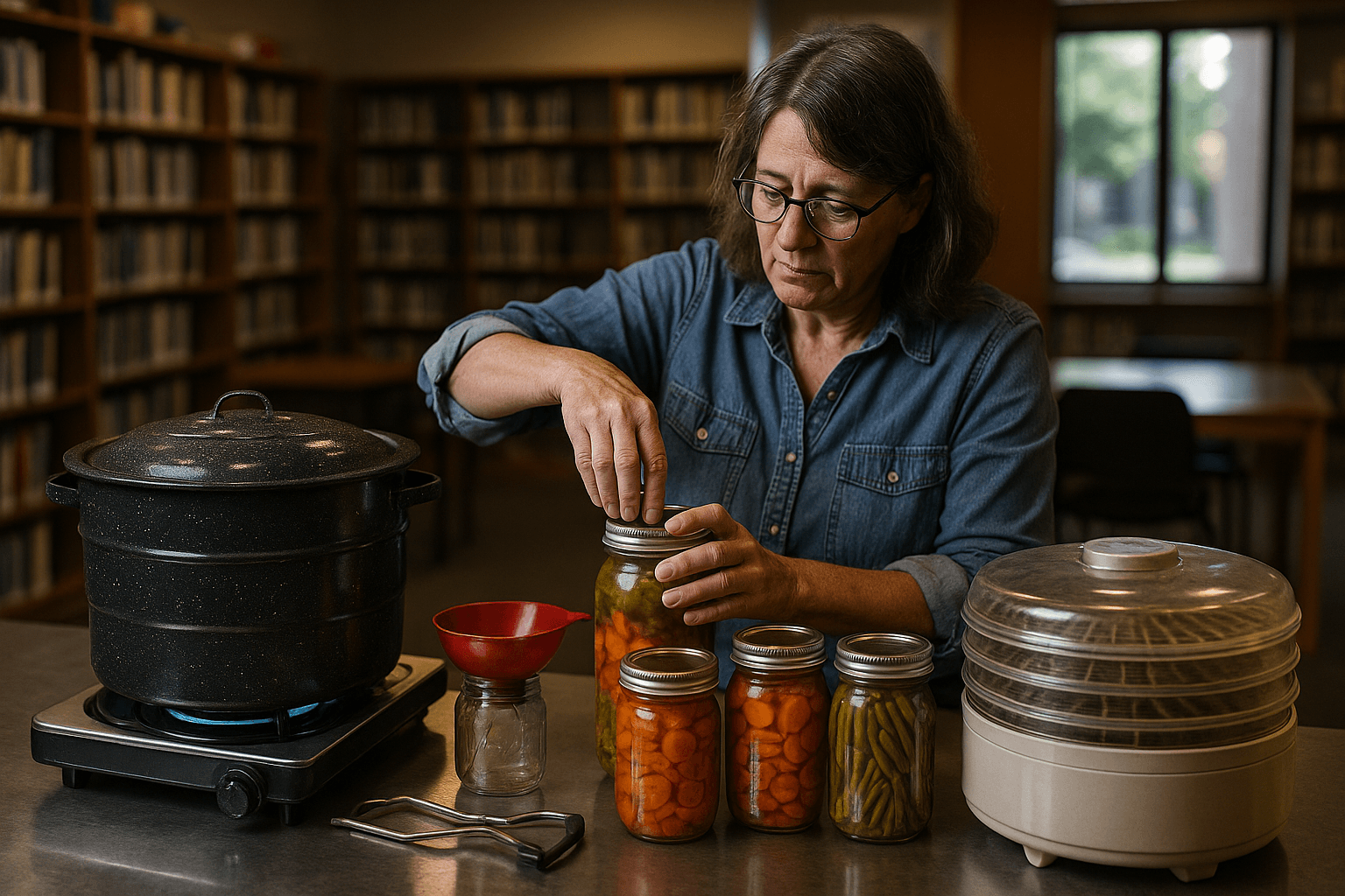 Library and OSU Launch Food Preservation Lending Program for Residents