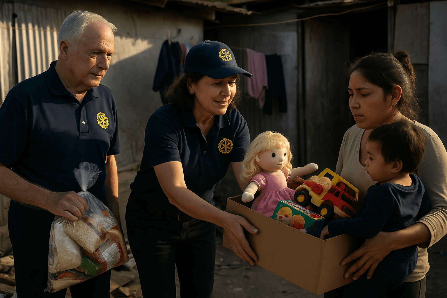 Del Rio Rotary Supports Cd. Acuña Telethon, Donates to Families