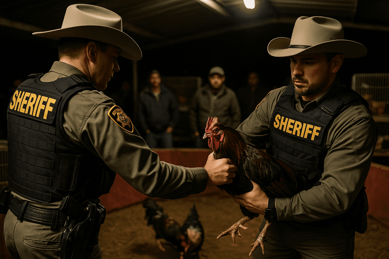 Collin County Deputies Break Up Illegal Cockfight Southeast of Farmersville