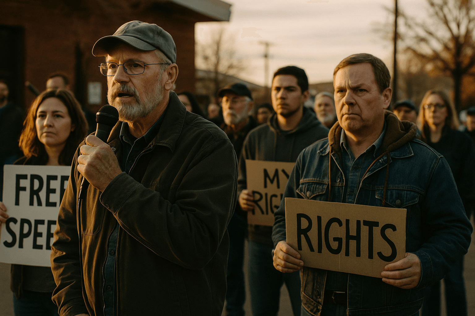 Free speech rally brings local voices to Los Lunas today, officials respond