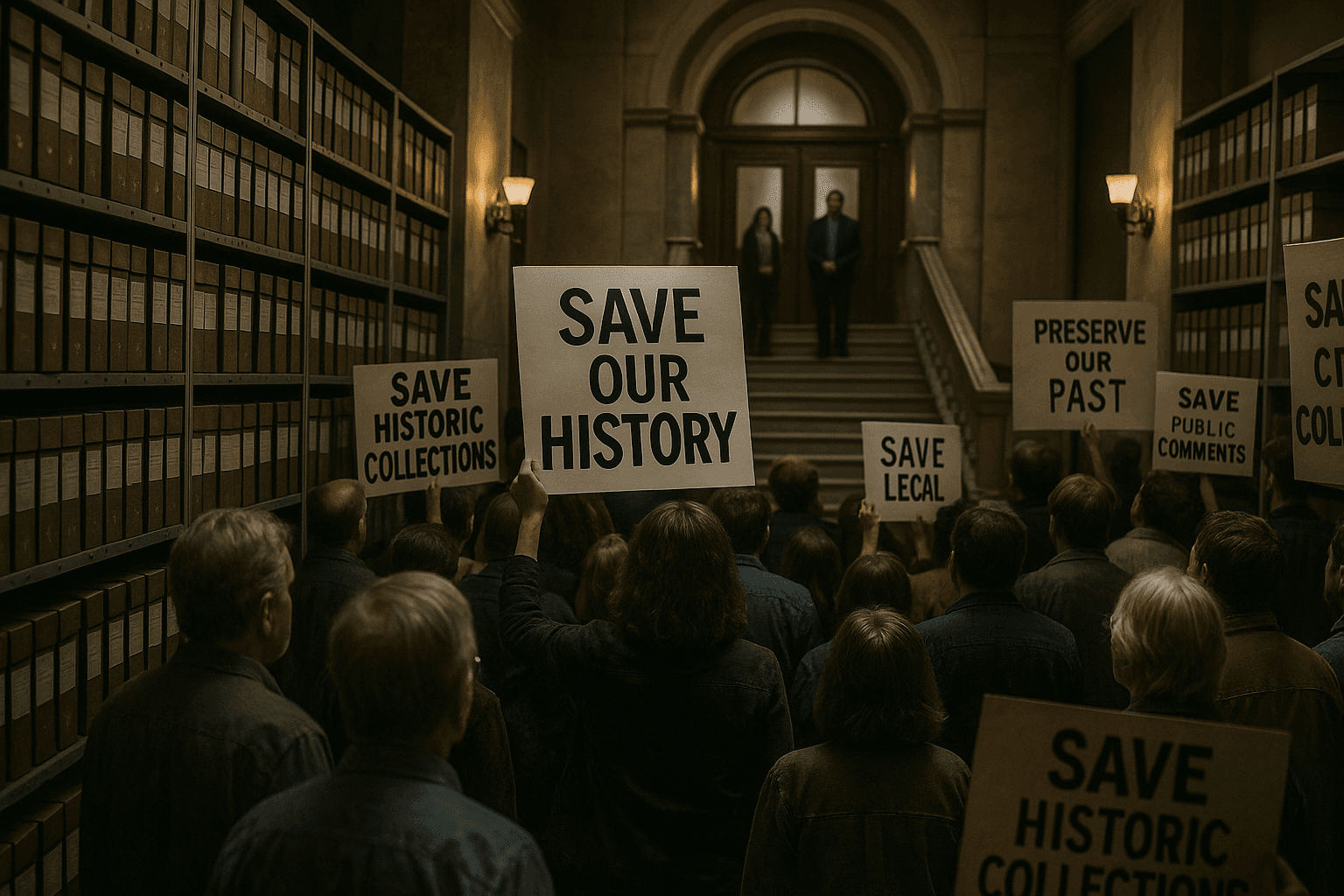 Thousands Back Petition to Preserve State Historical Collections