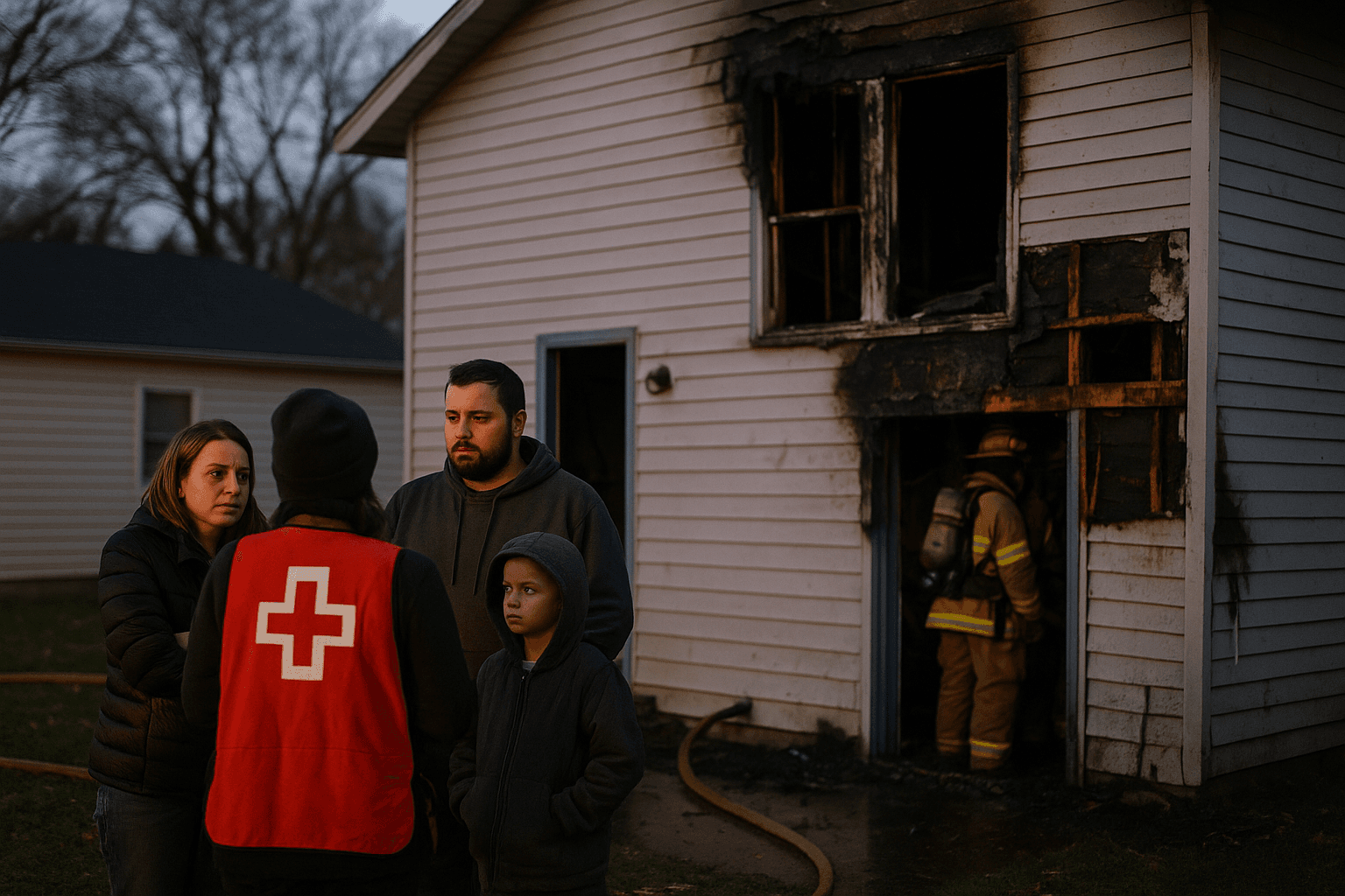 Electrical Fire Displaces Jamestown Family, Red Cross Provides Assistance