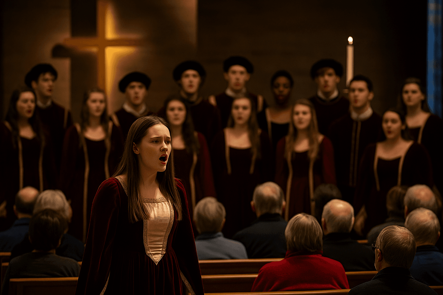 Jacksonville High Madrigal Singers open Faith Lutheran Advent Allegro series
