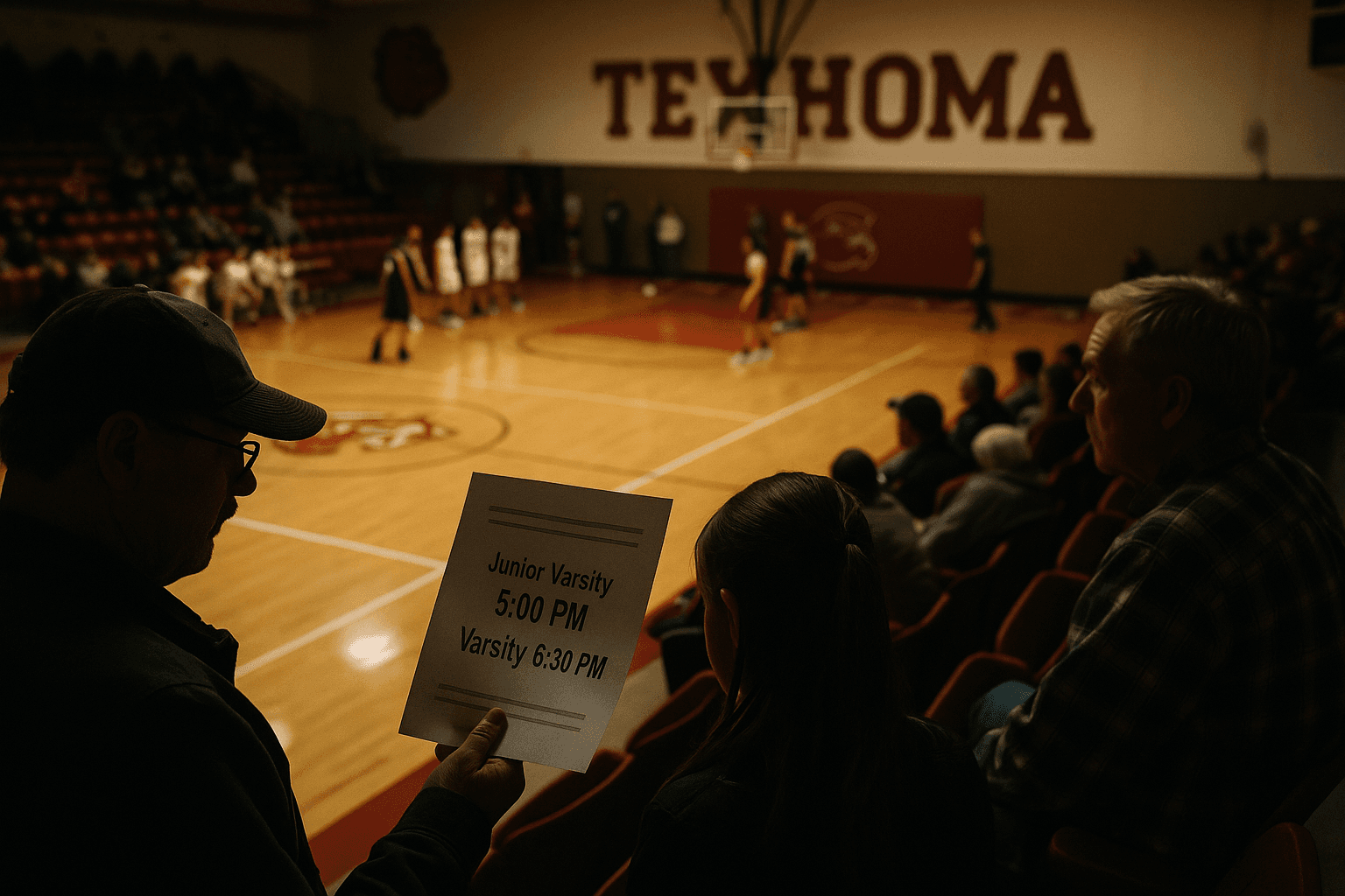 Hooker Schools Adjust Texhoma Basketball Start Times, Community Adapts