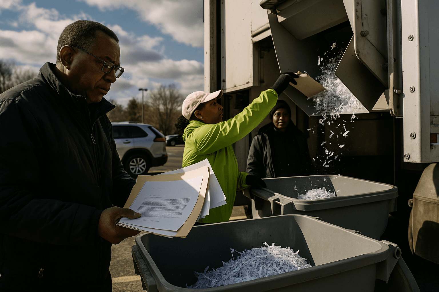 Clinton Community Shred Day Removes Sensitive Paper and Risk