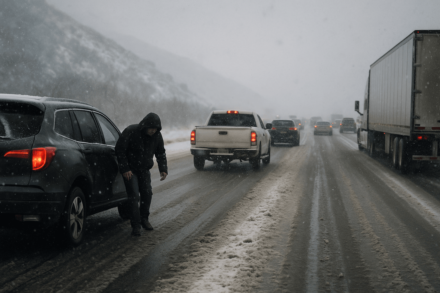 Winter Storm Impacts Valencia County Commuters Along I 25 Corridor