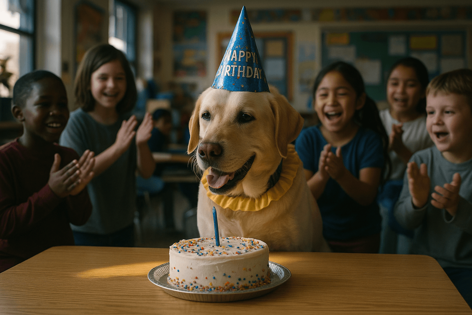 Vineland School Dog's Viral Birthday Brings Community Pride
