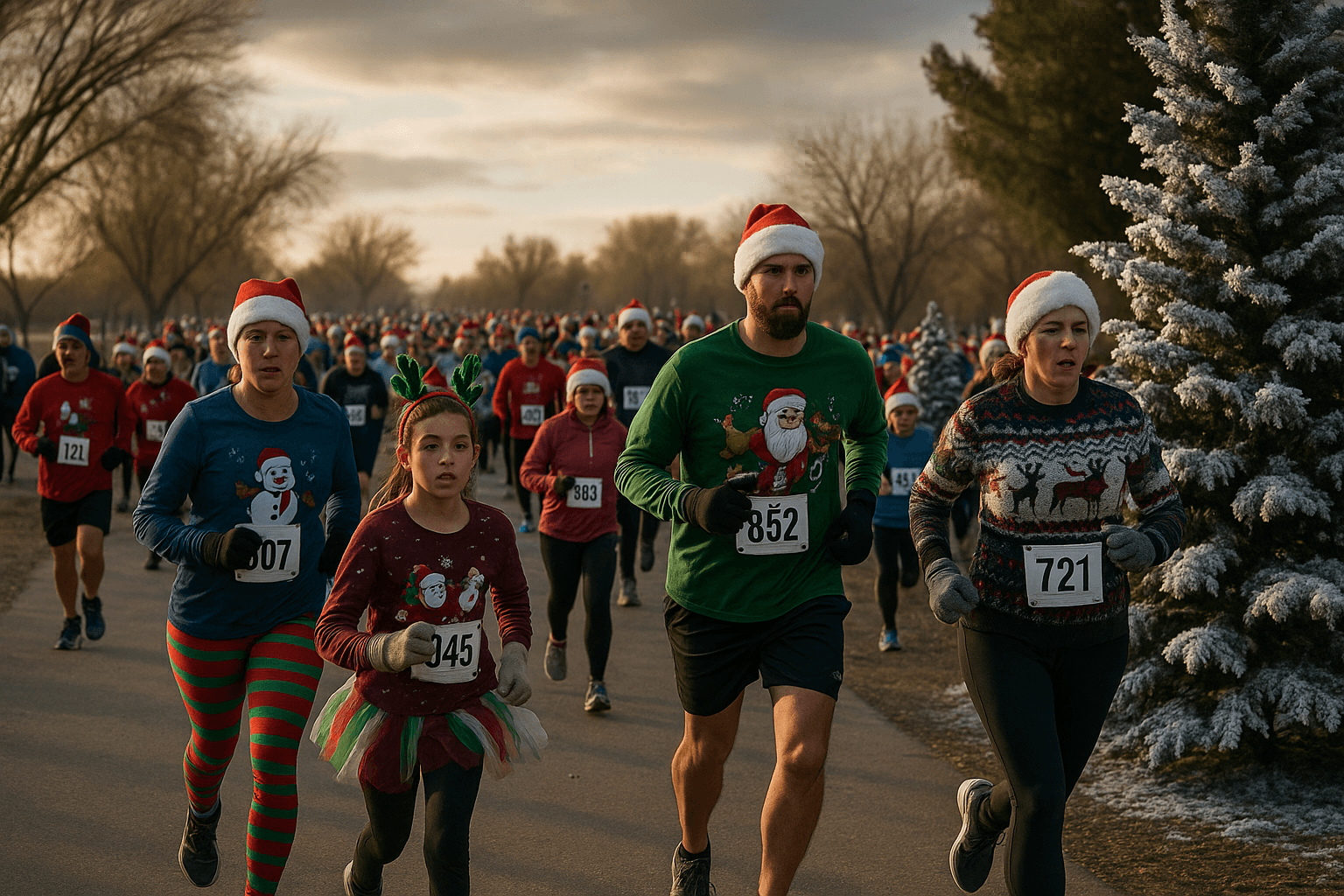 Winter Wonderland Run Draws Record Crowd to West Wetlands Park