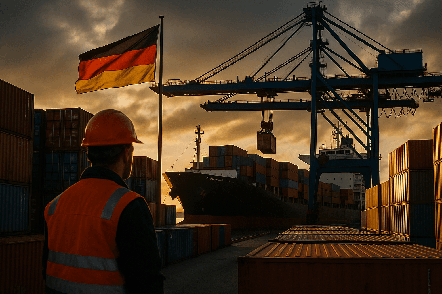 German Exports Rise in October, Trade Surplus Widens