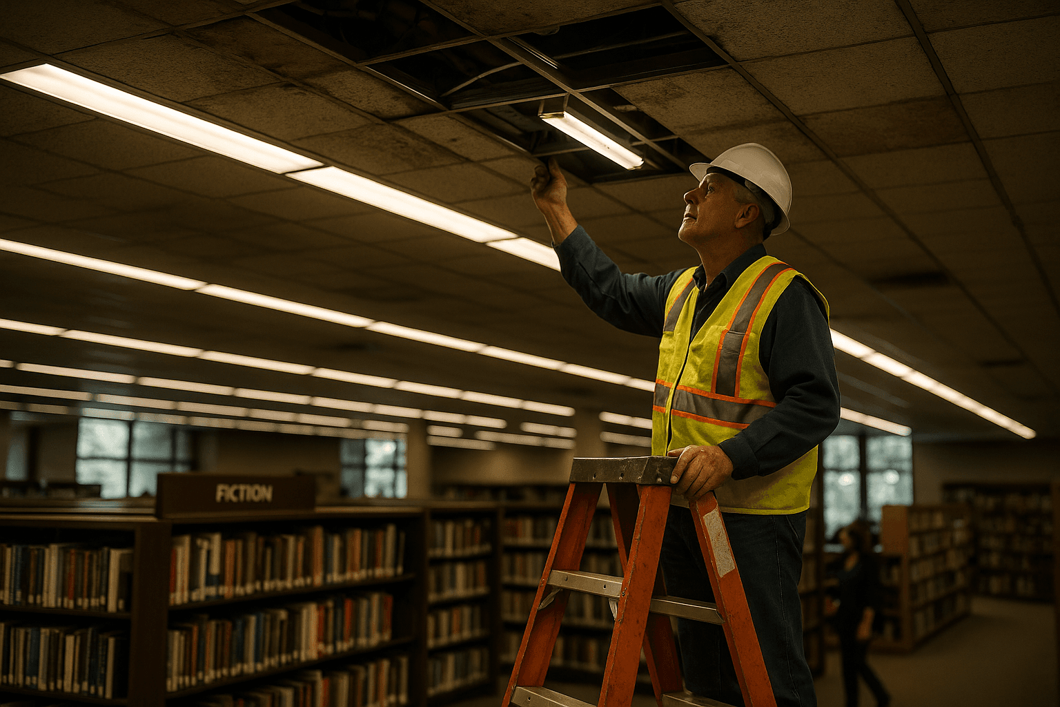 Fresno County Seeks Bids for Library Ceiling and Lighting Upgrades
