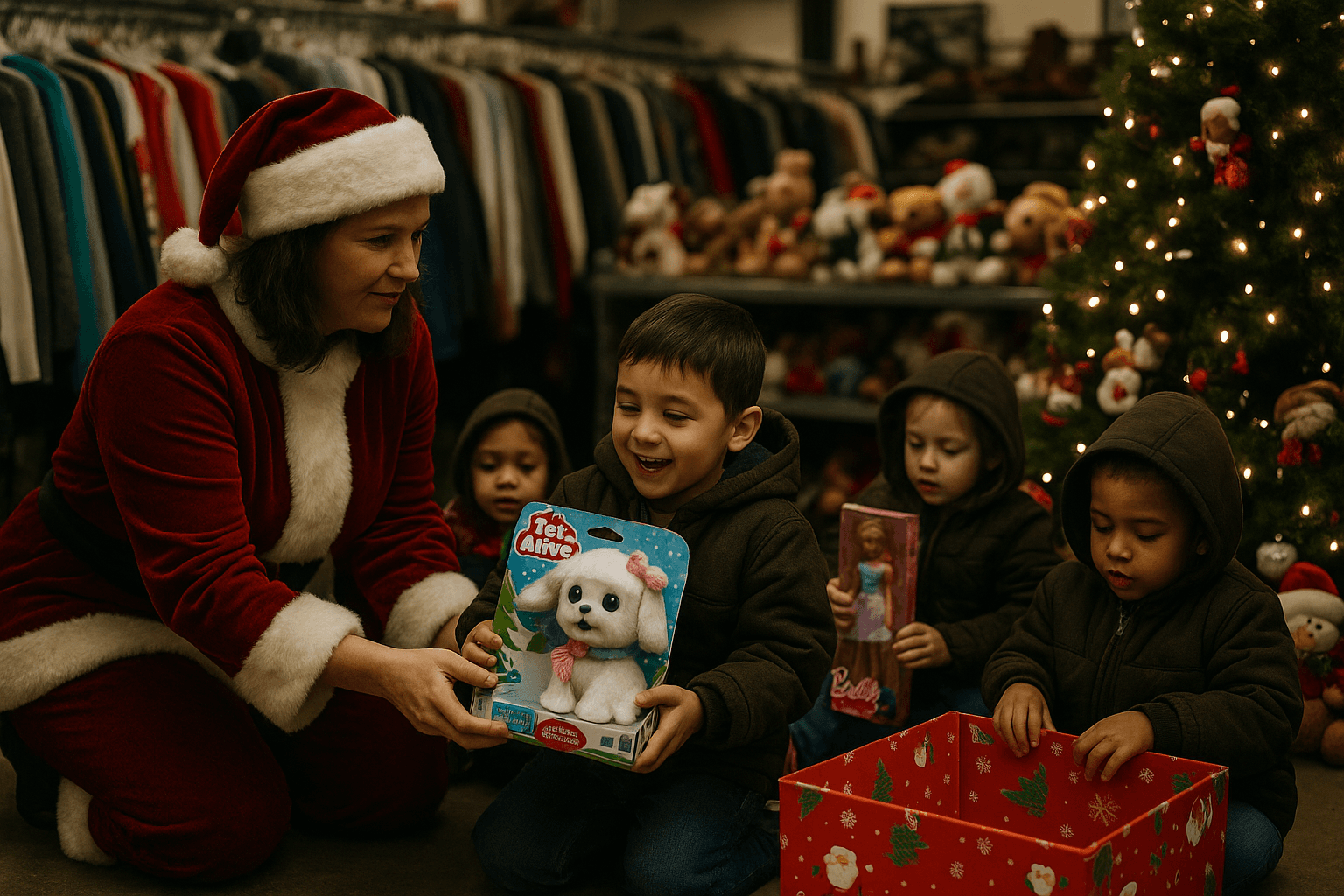 Hazard Goodwill Raises $500, Brings Holiday Joy to Preschoolers