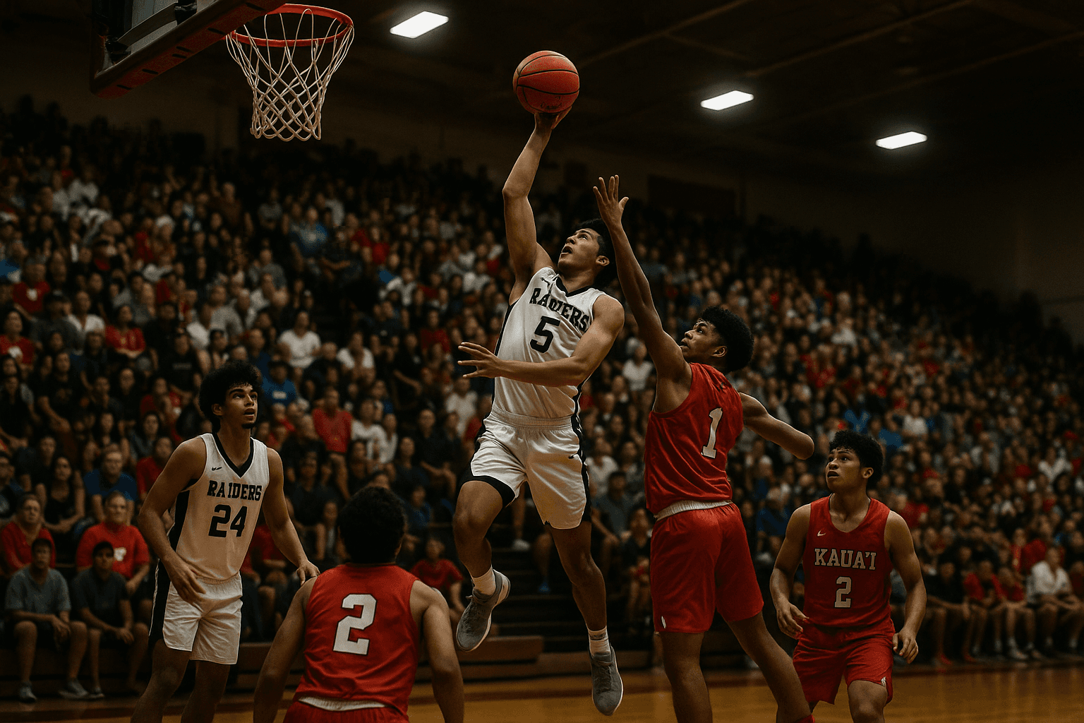 Iolani Edges Kaua‘i High in Double Overtime, Community Energized