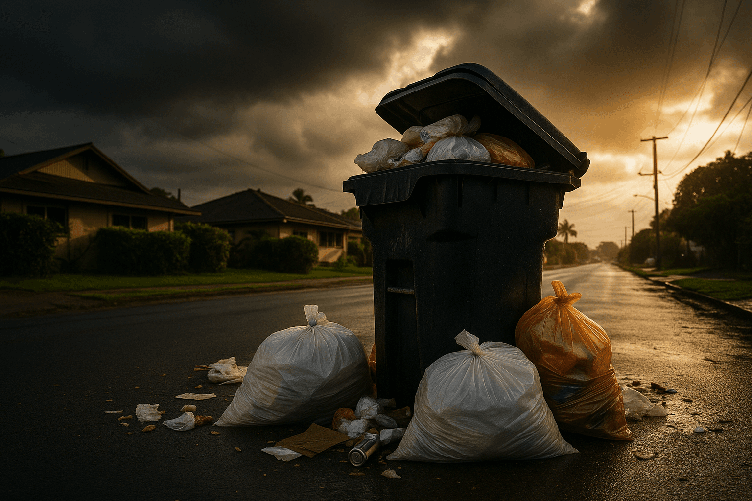 Kalāheo residential trash pickup delayed, county urges residents to secure waste
