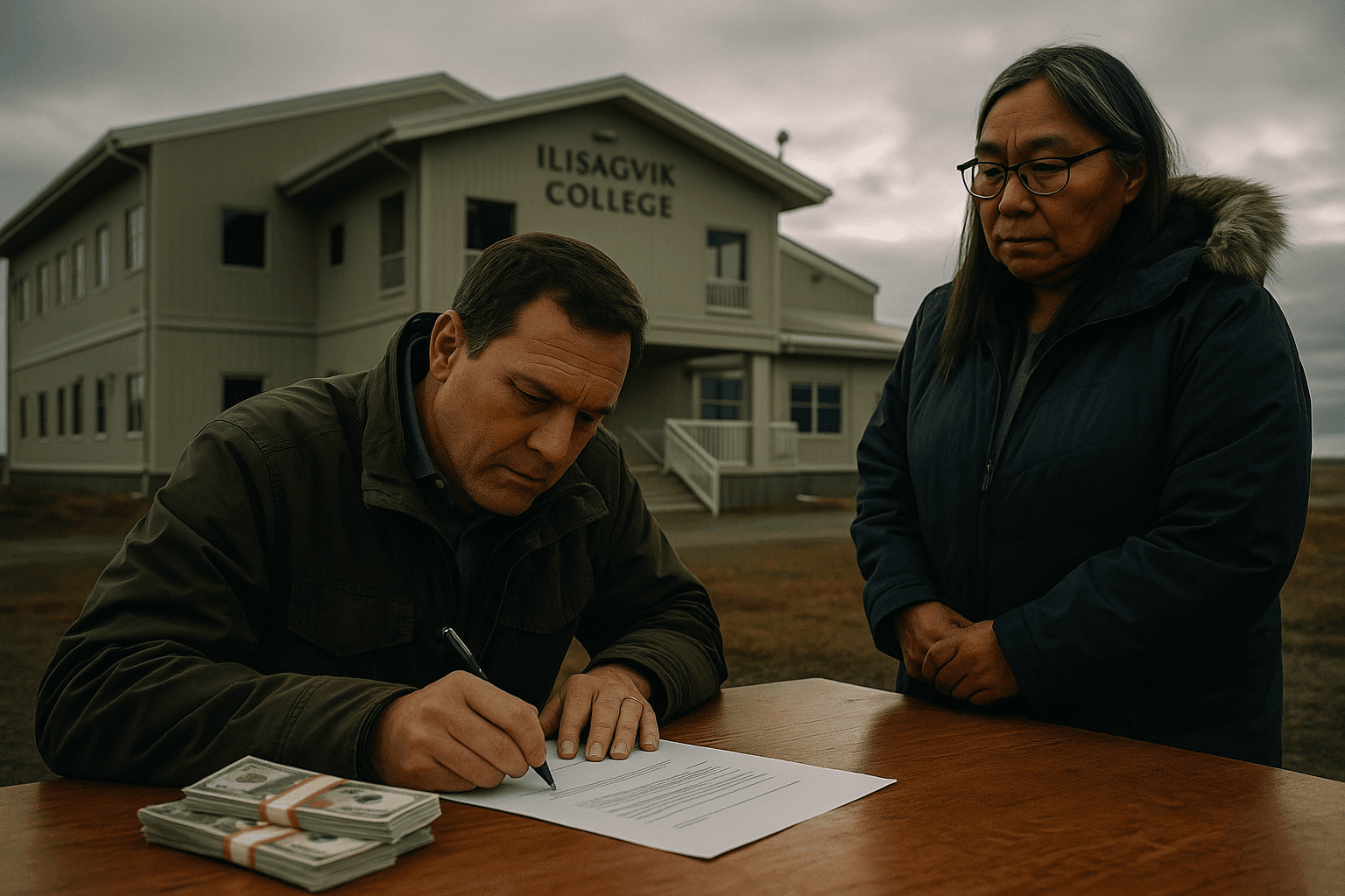 Atqasuk Pledges $25,000 Annually to Iḷisaġvik College Campus