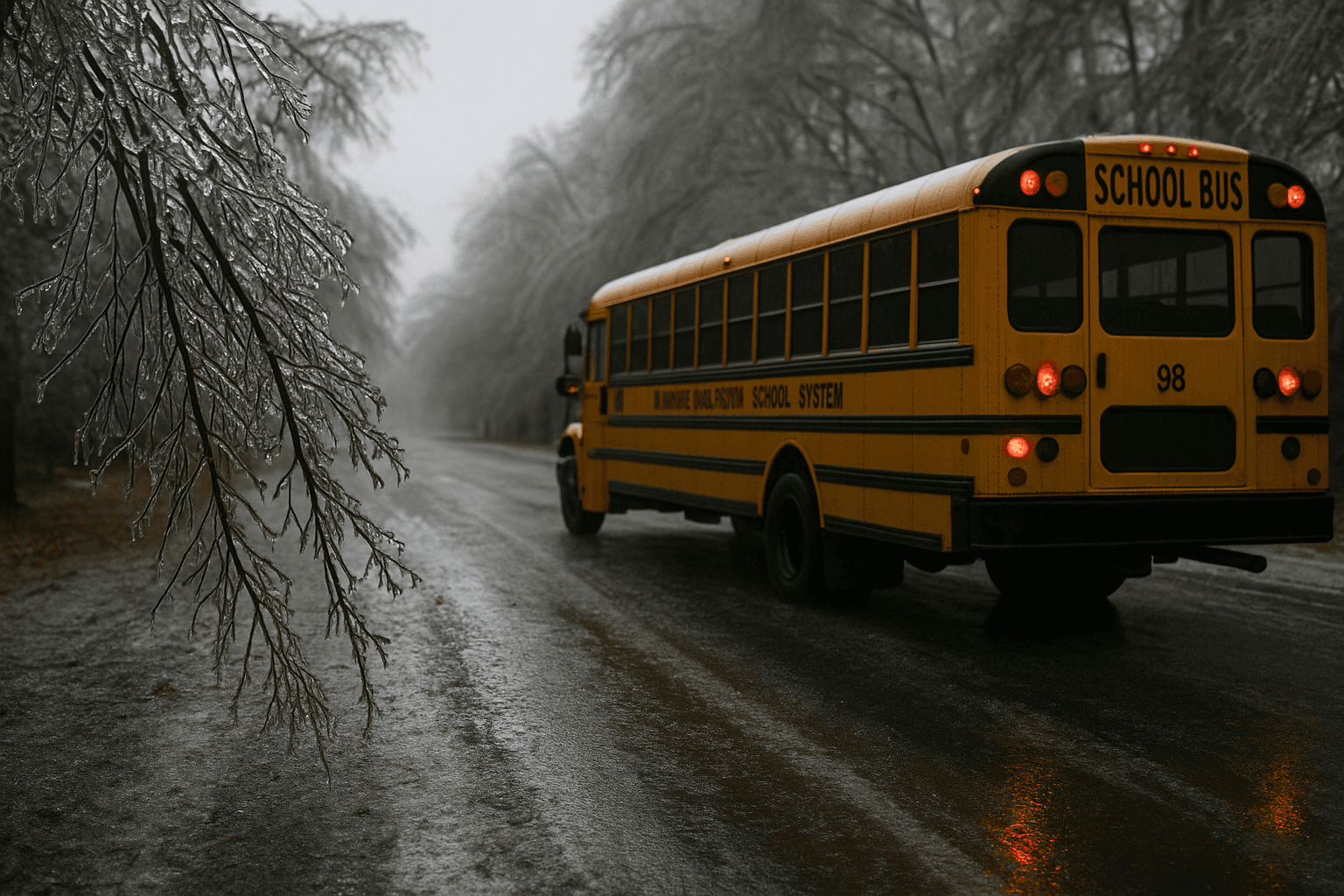 Alamance County Schools Closed Monday as Ice Threatened Roads
