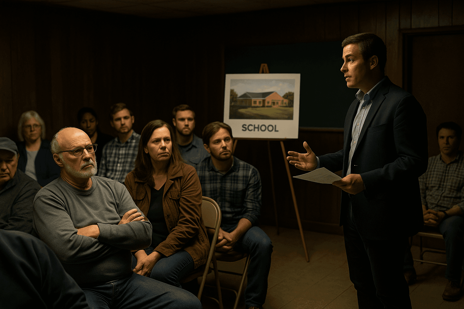 Community Meeting on Proposed School Draws Local Attention