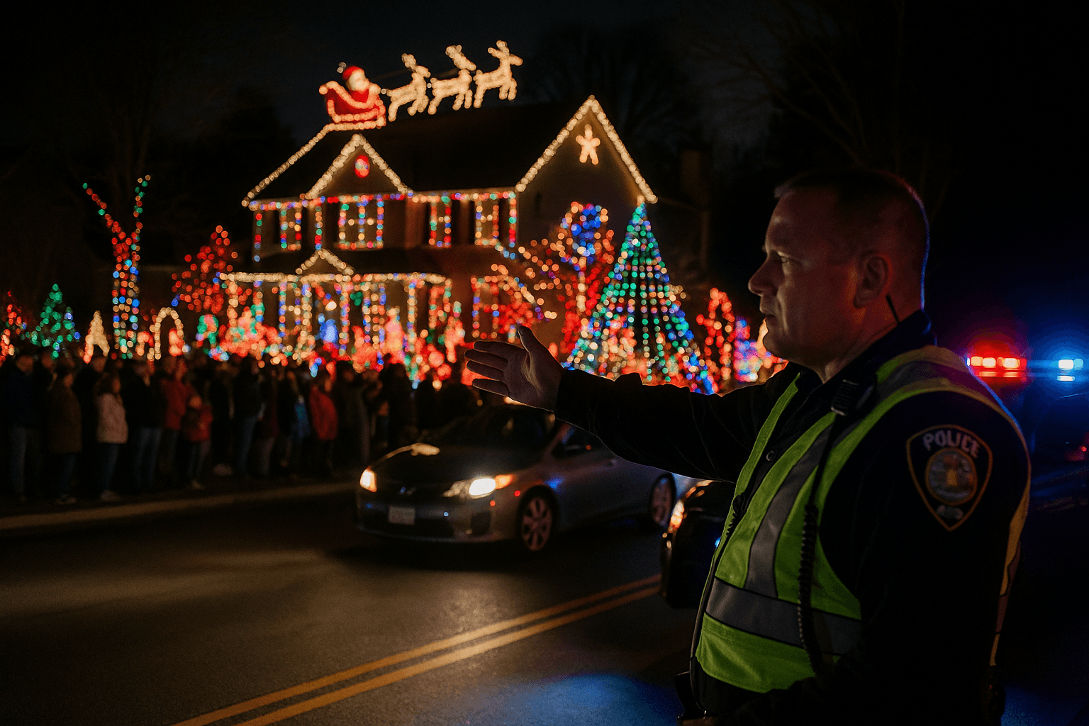 Forsyth County holiday light displays bring joy and strain services