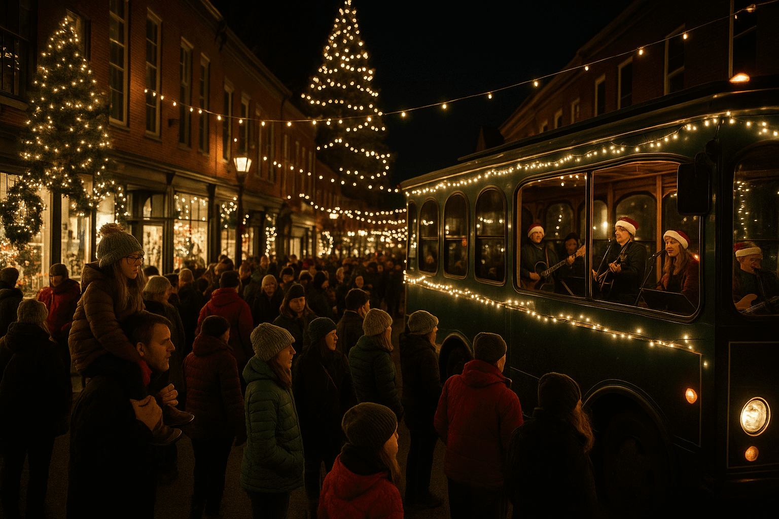 Bright Night Bath Brings Holiday Crowds, Music and Local Commerce