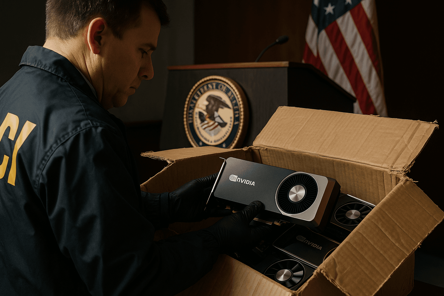 Justice Department Charges Two Over Alleged Smuggling of Nvidia Chips