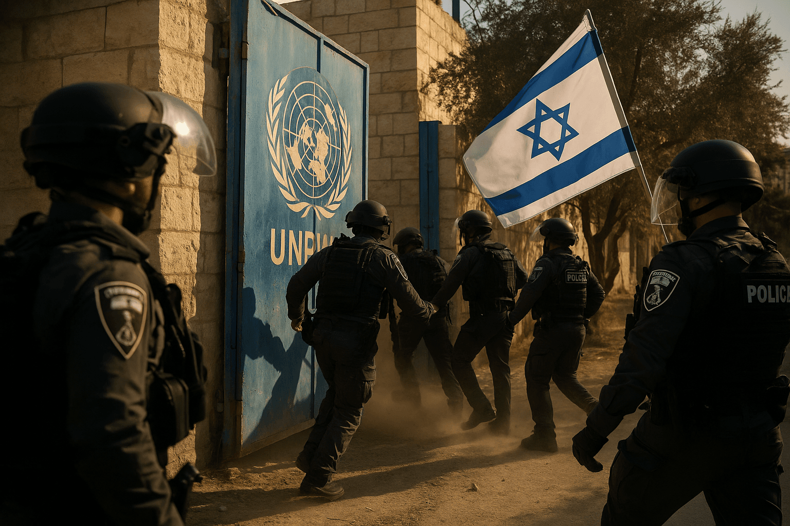 Police raid on UNRWA compound in Sheikh Jarrah escalates tensions