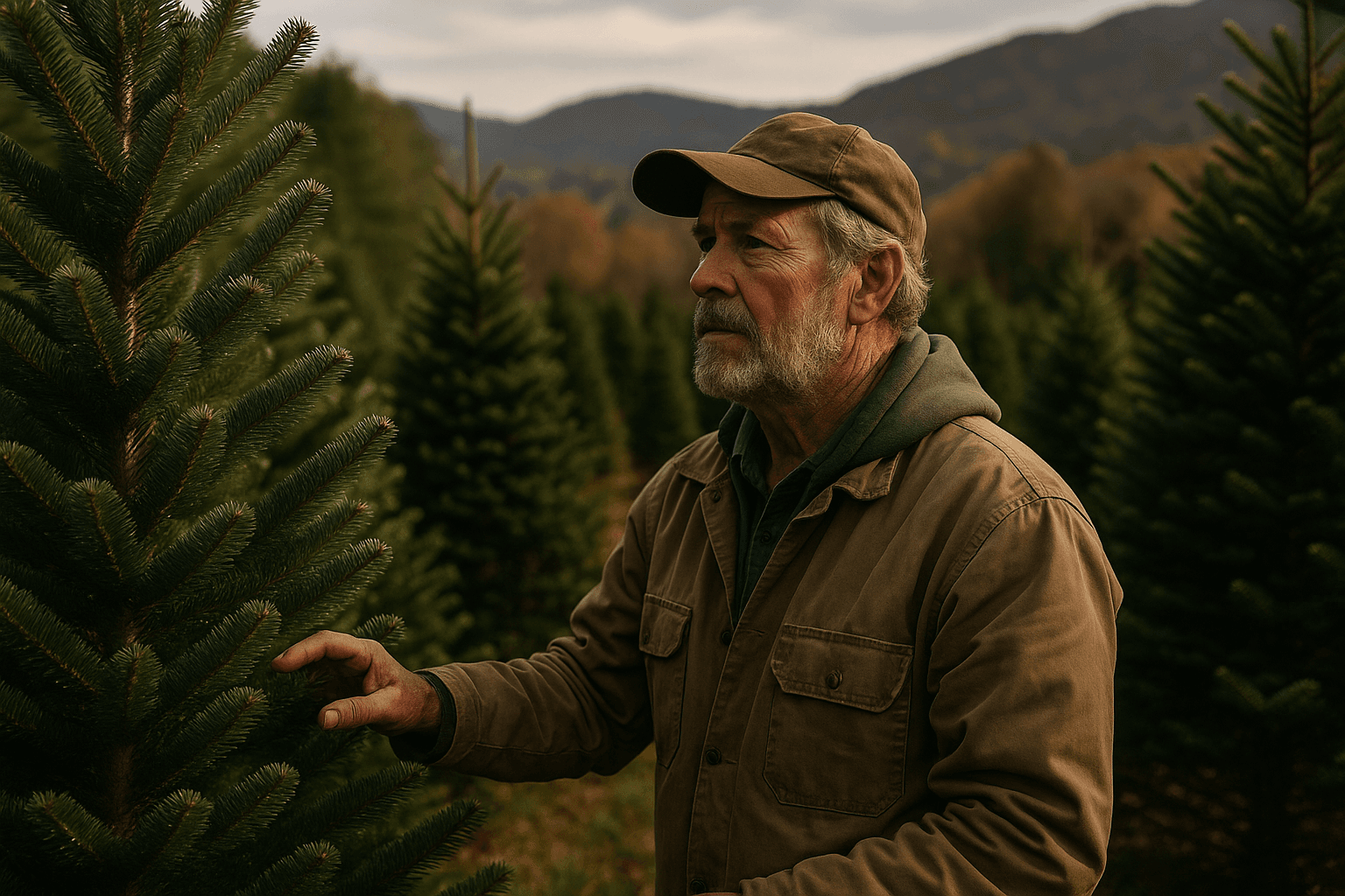 Local Guide Helps Buncombe County Find Fraser Fir Trees