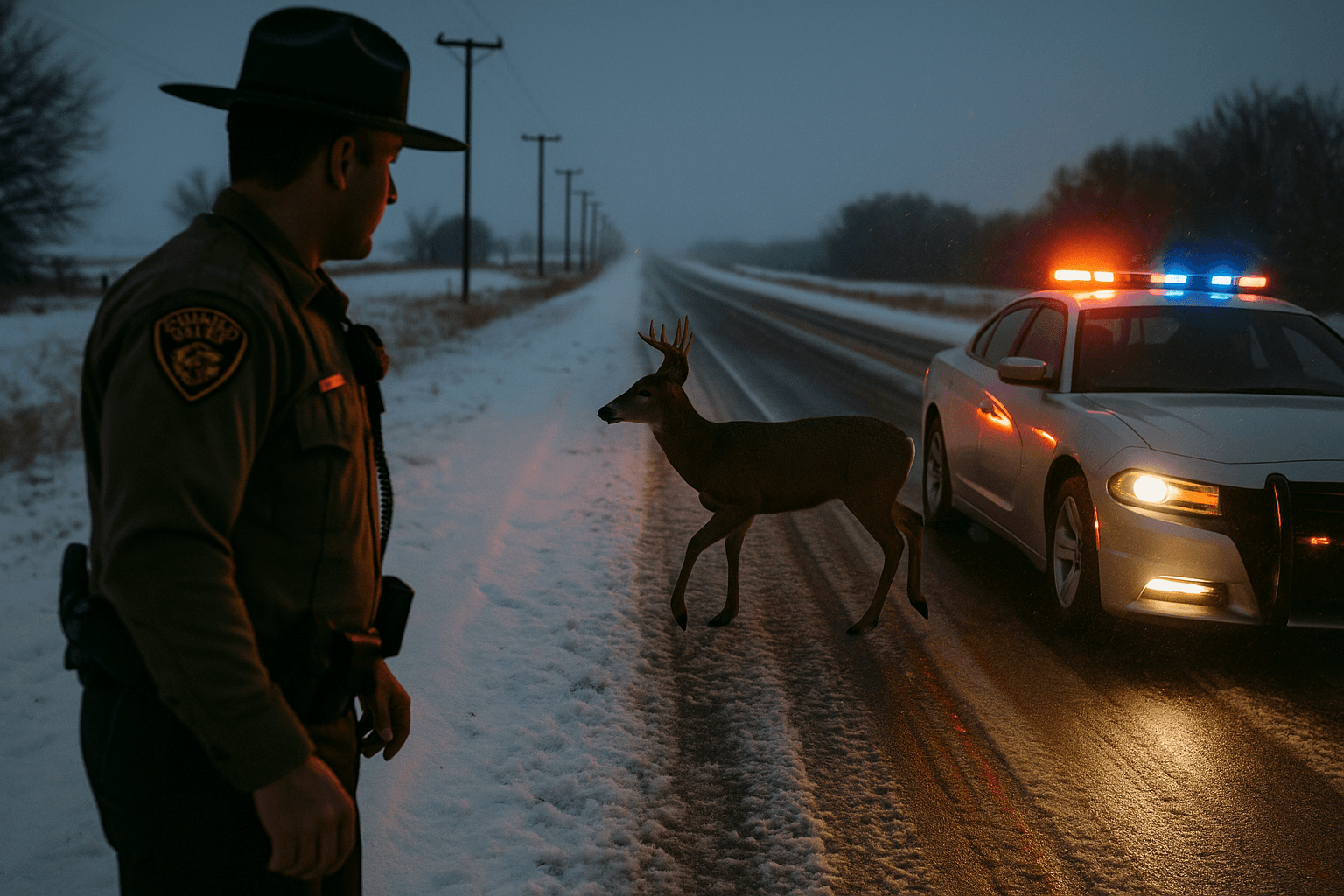 Colorado State Patrol Urges Winter Wildlife Safety for Logan County Drivers