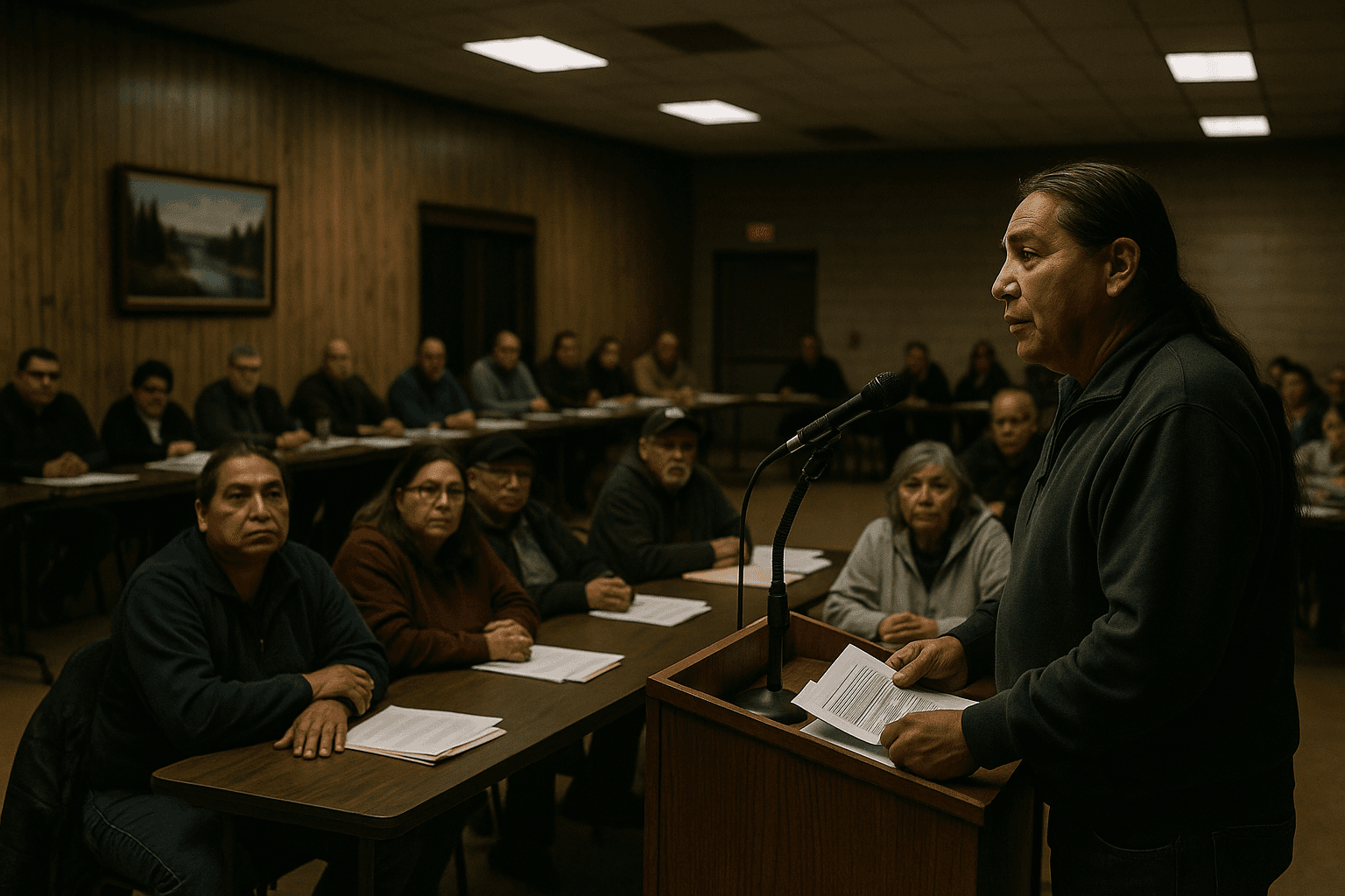 Menominee Tribe Holds South Branch Legislative Community Meeting December 9