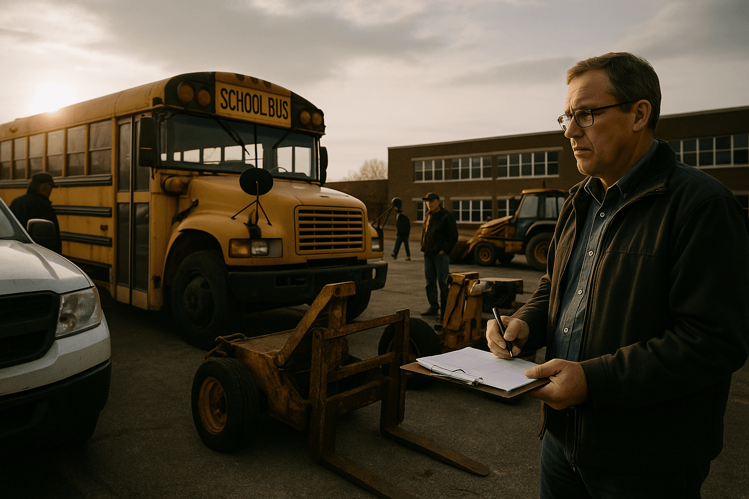 School Board Offered Surplus Vehicles and Equipment to Public