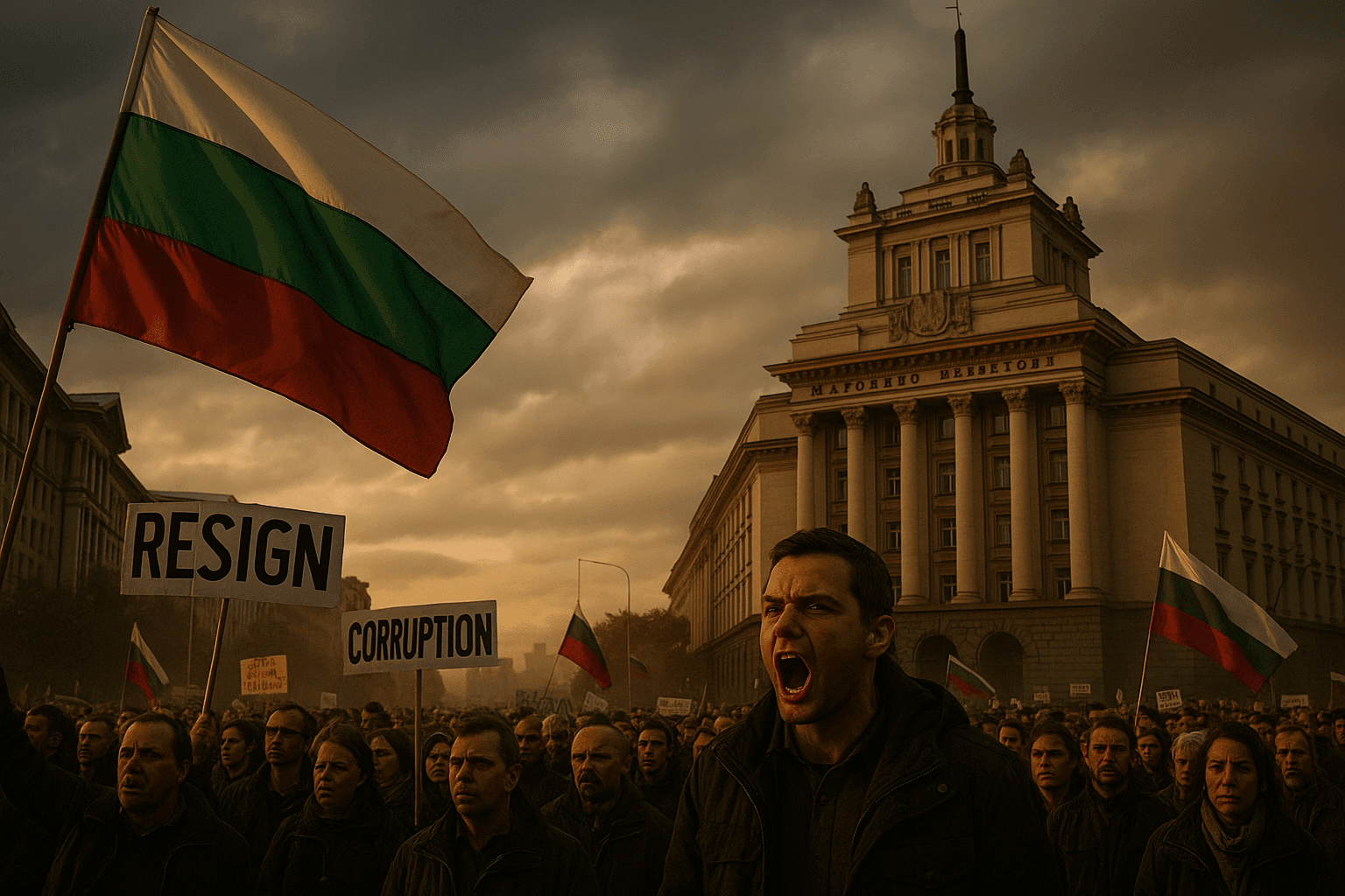 Bulgarian Government Collapses Amid Mass Protests, Euro Entry Looms