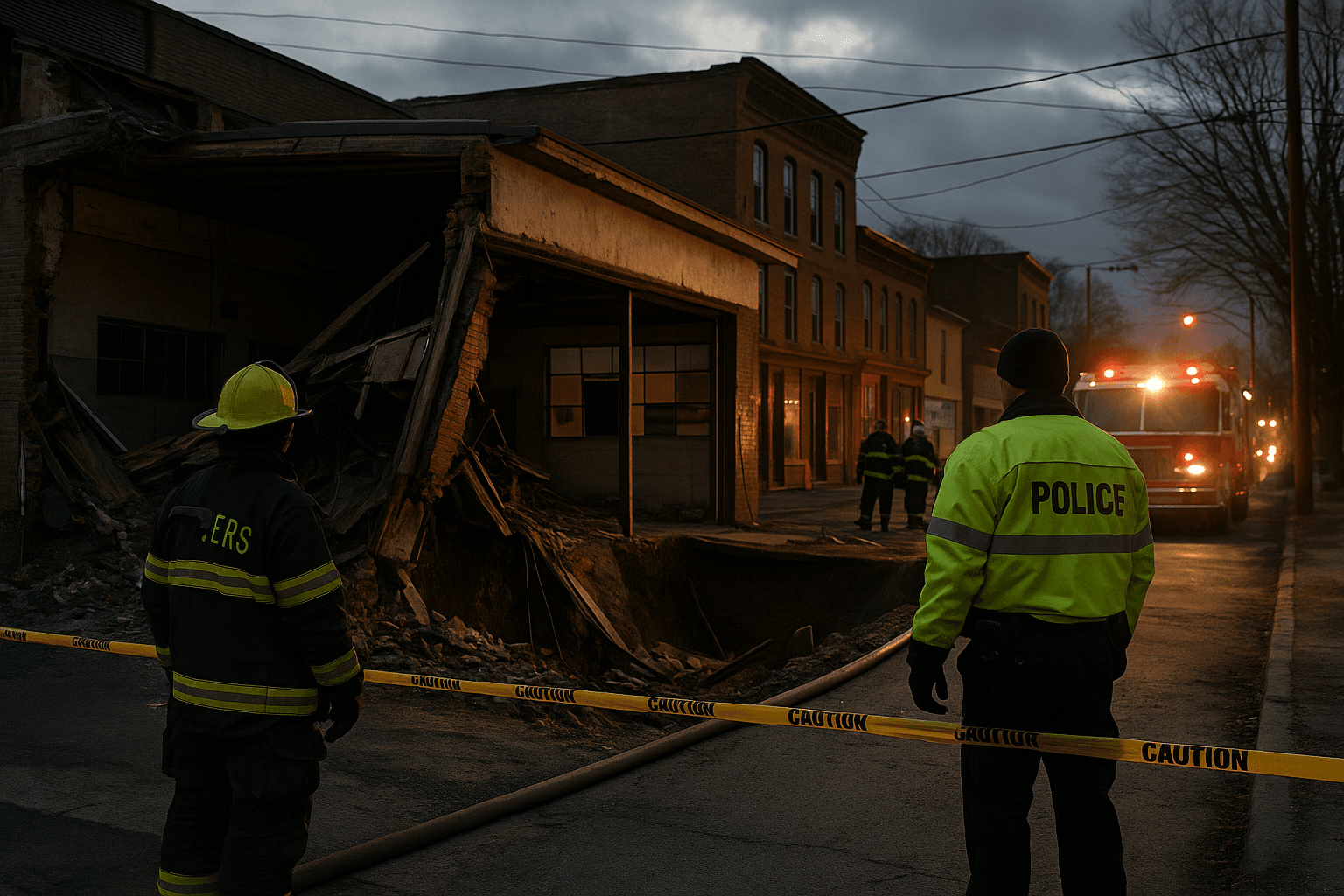 Partial Collapse at Port Jervis Building Raises Public Safety Concerns