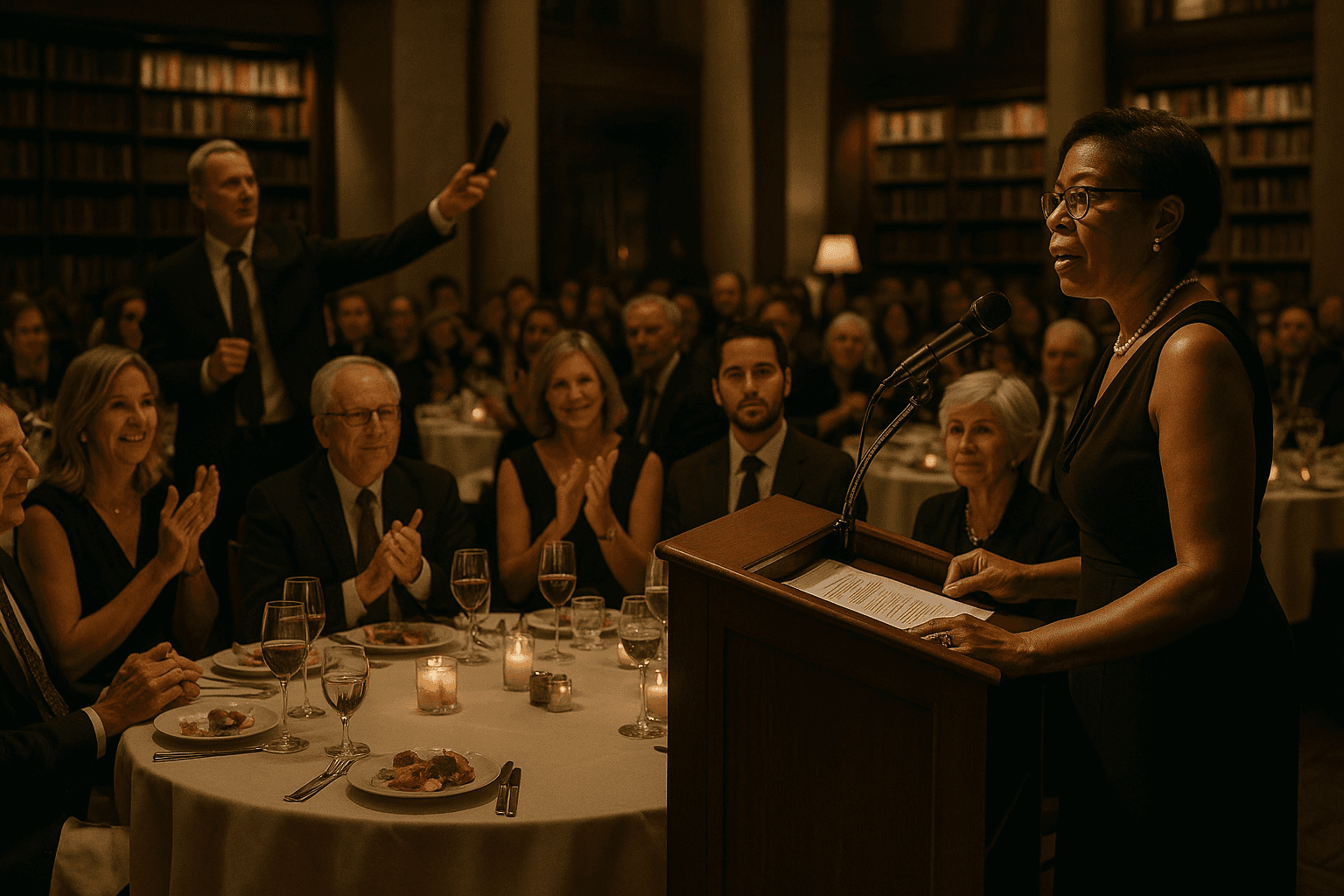 Library Foundation Gala Raises Funds, Draws Community Leaders