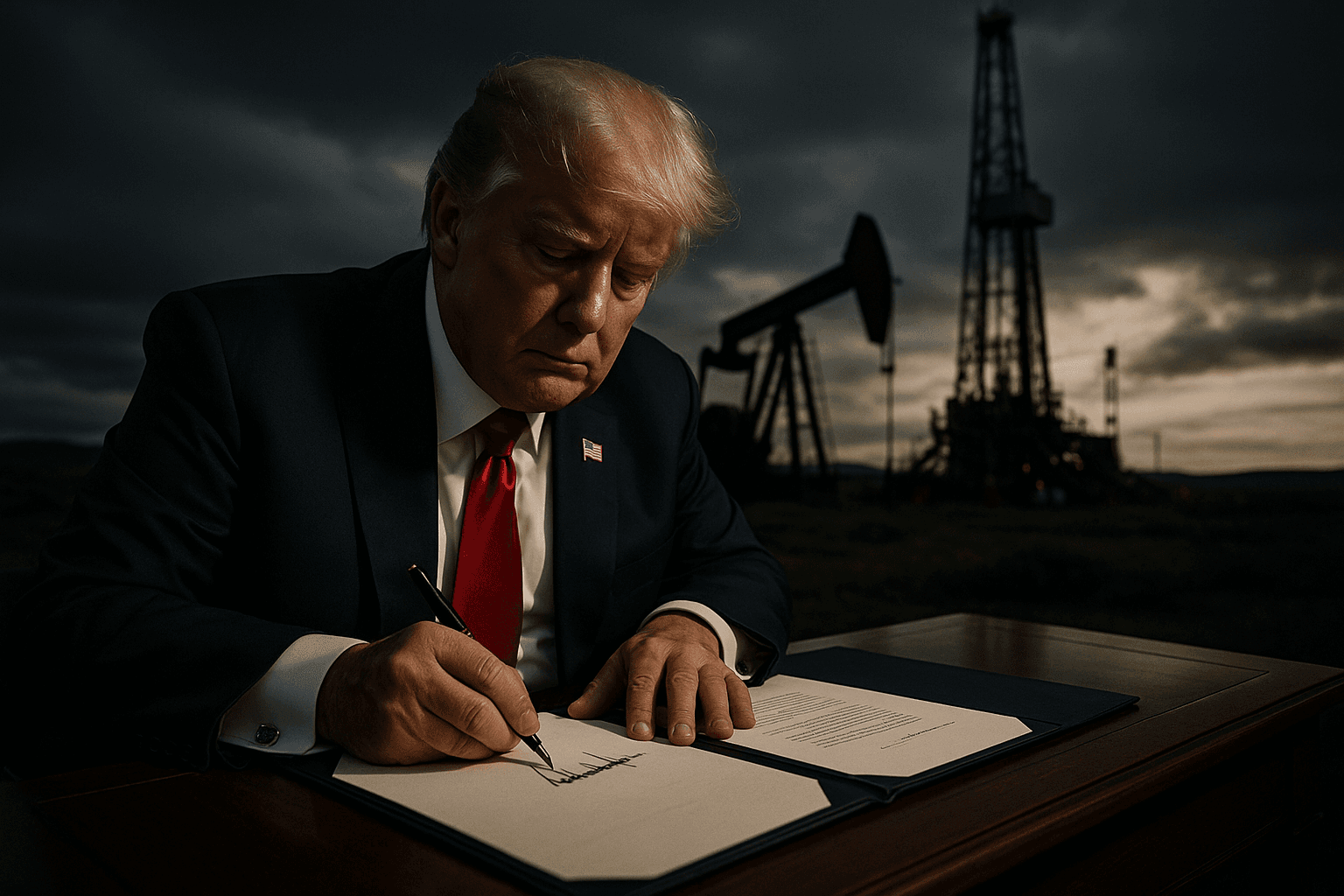 Trump Signs Law Reversing Drilling Limits in NPR A