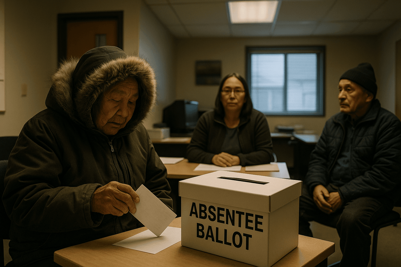 Utqiaġvik Absentee Voting Took Place At NSBSD Central Office