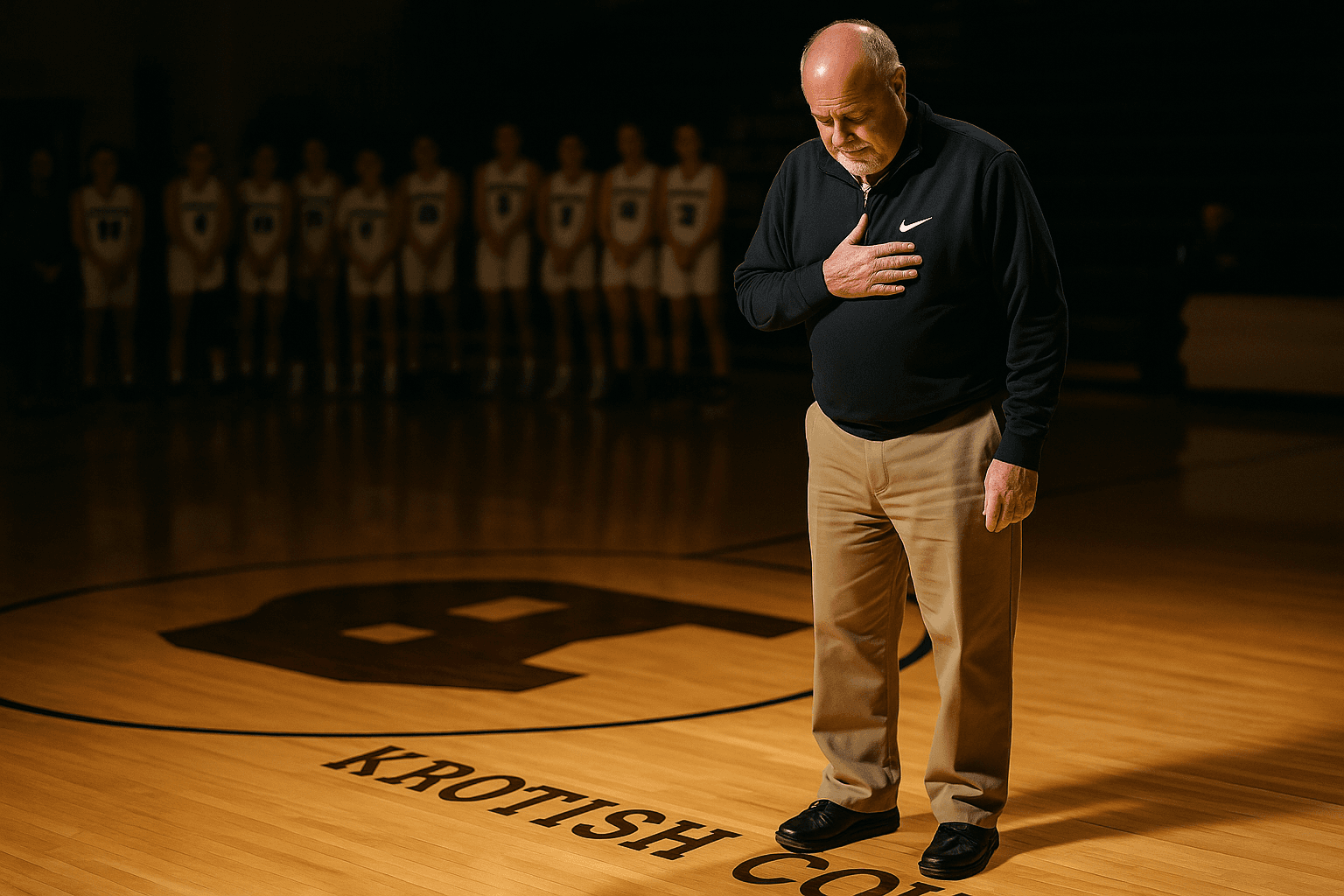 Eastern Alamance Names Gym Floor Tim Krotish Court
