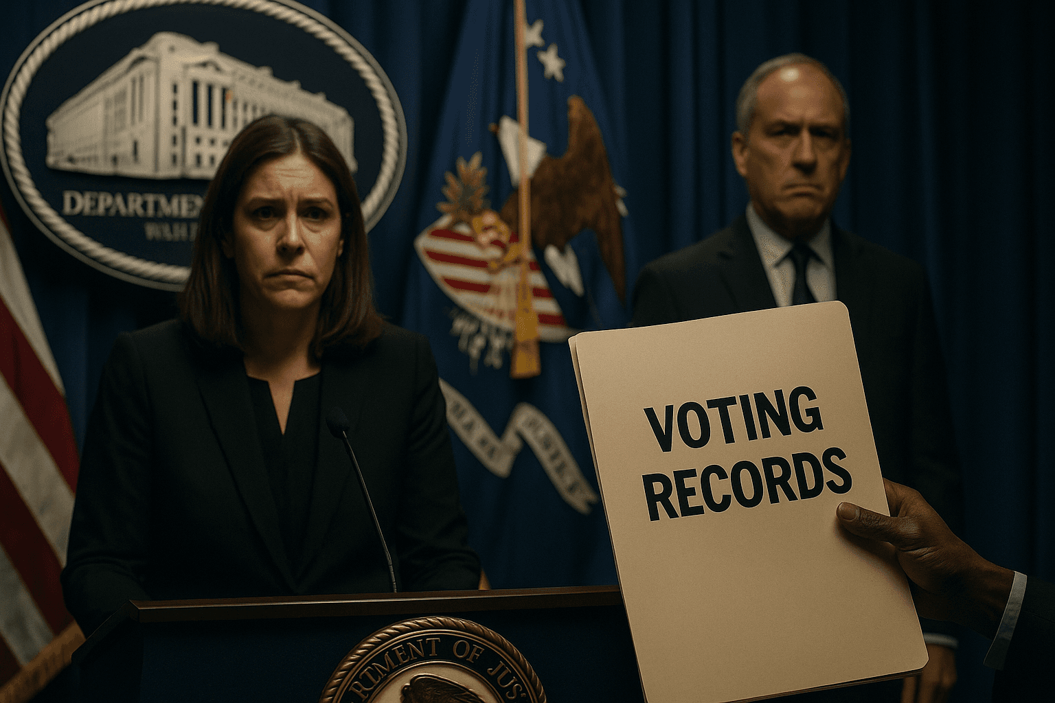 Justice Department sues four states, Fulton County to obtain voter records