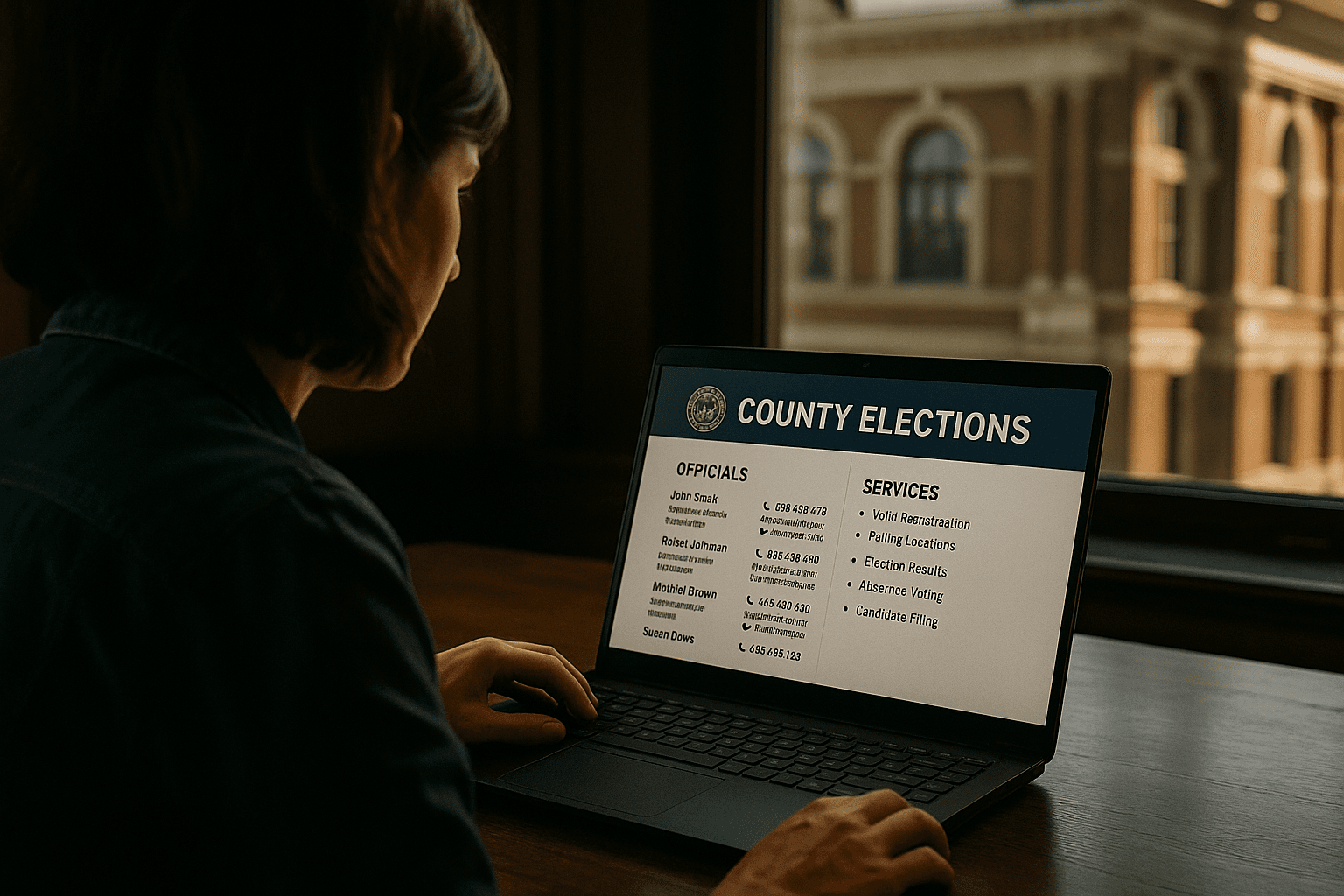 County Elections Page Centralizes Officials Contacts, Services for Residents