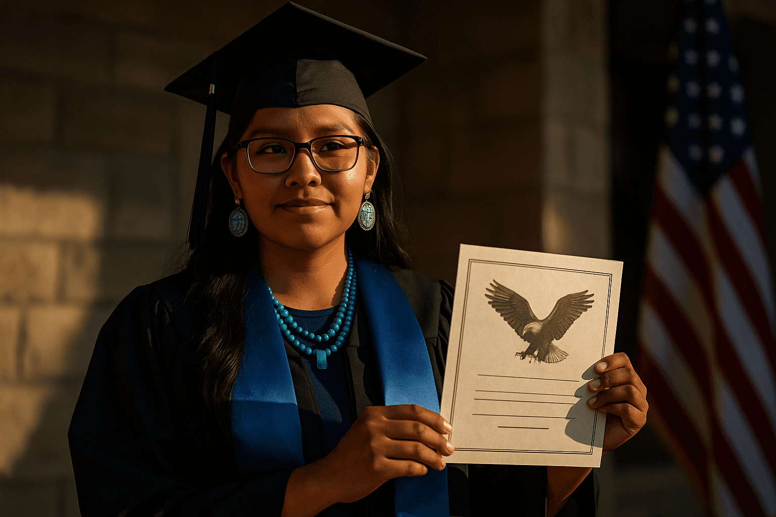 Local Navajo Graduate Wins $5,000 U.S. Eagle Scholarship