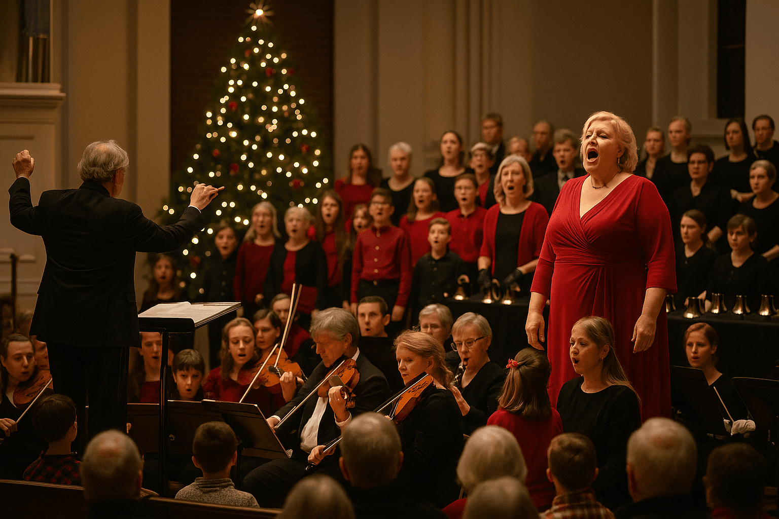 Jacksonville Symphony Christmas Concert Draws Stars, Families to Rammelkamp Chapel