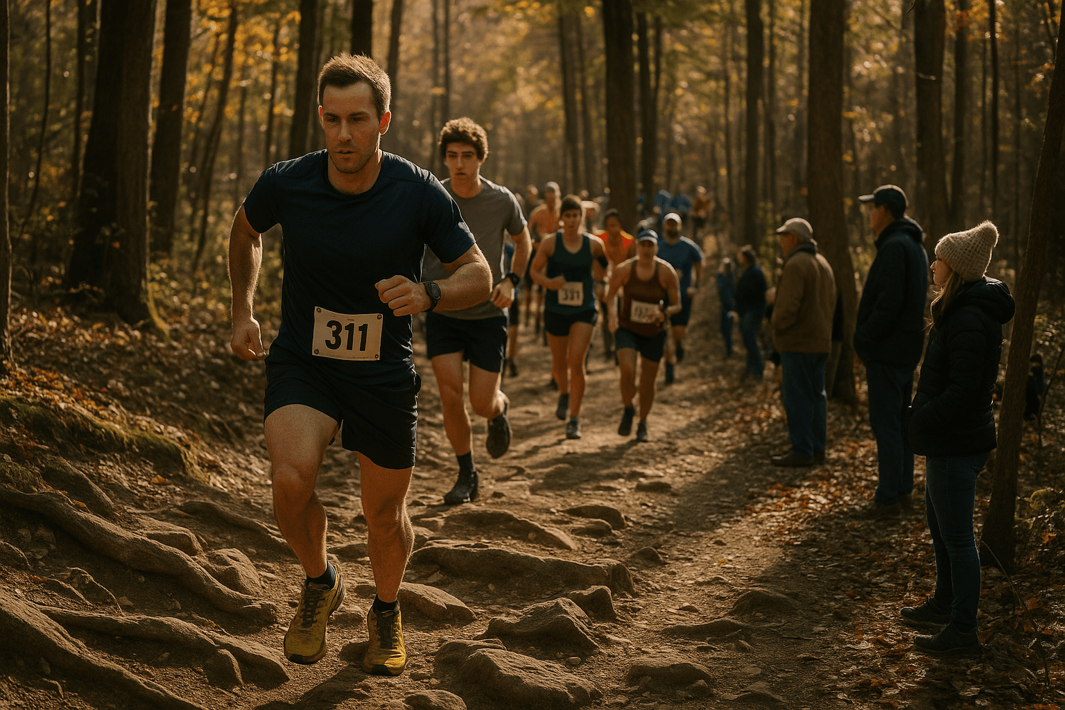 Trail Race Draws Runners and Visitors to Cedarock Park