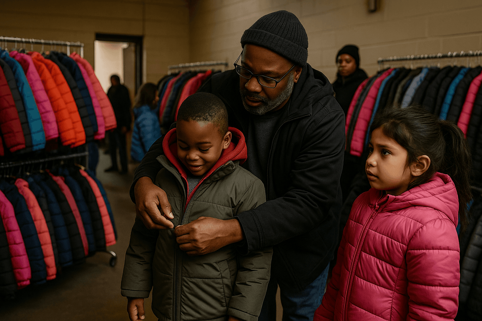 Local Coat Drive Provides 300 New Coats for Cumberland Youth
