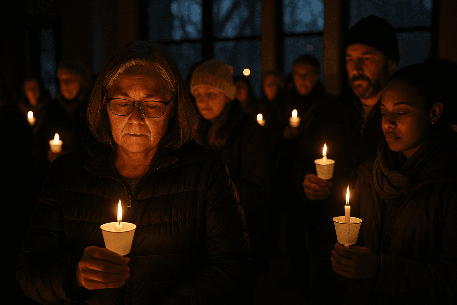 Munson Hospice Held Winter Solstice Candlelight Gatherings, Community Came Together for Remembrance