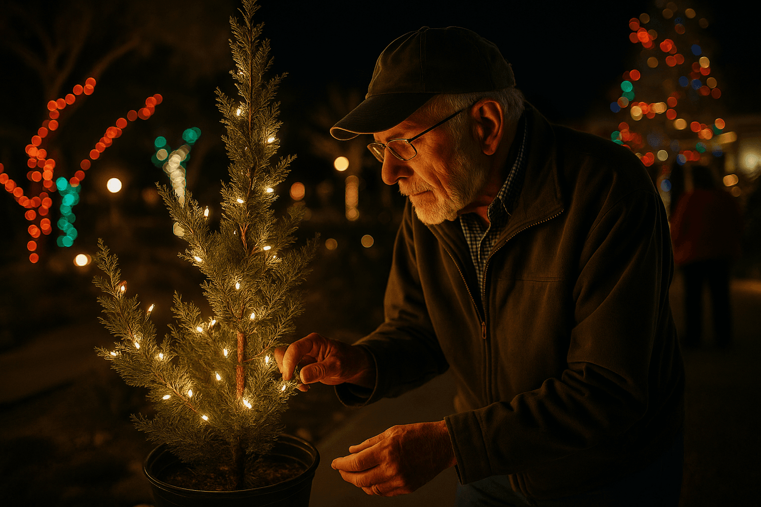 Pahrump Garden Lights Bring Holiday Cheer, Tree Care Guidance