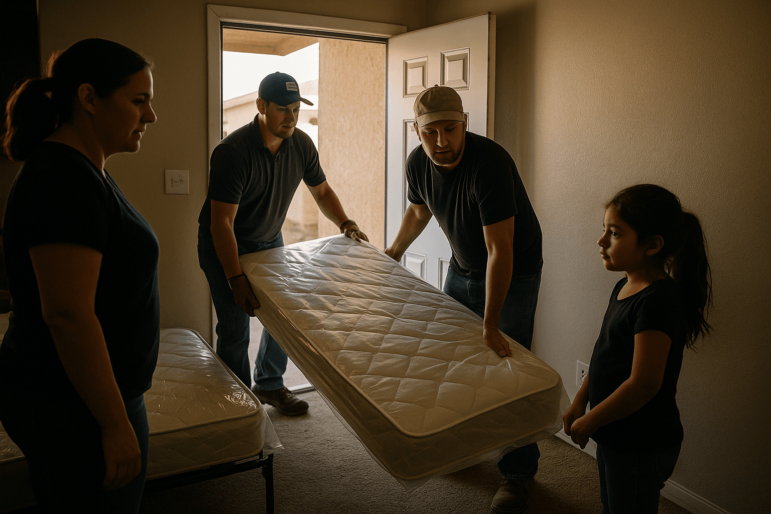 Local Businesses and Volunteers Deliver Beds to Yuma Children
