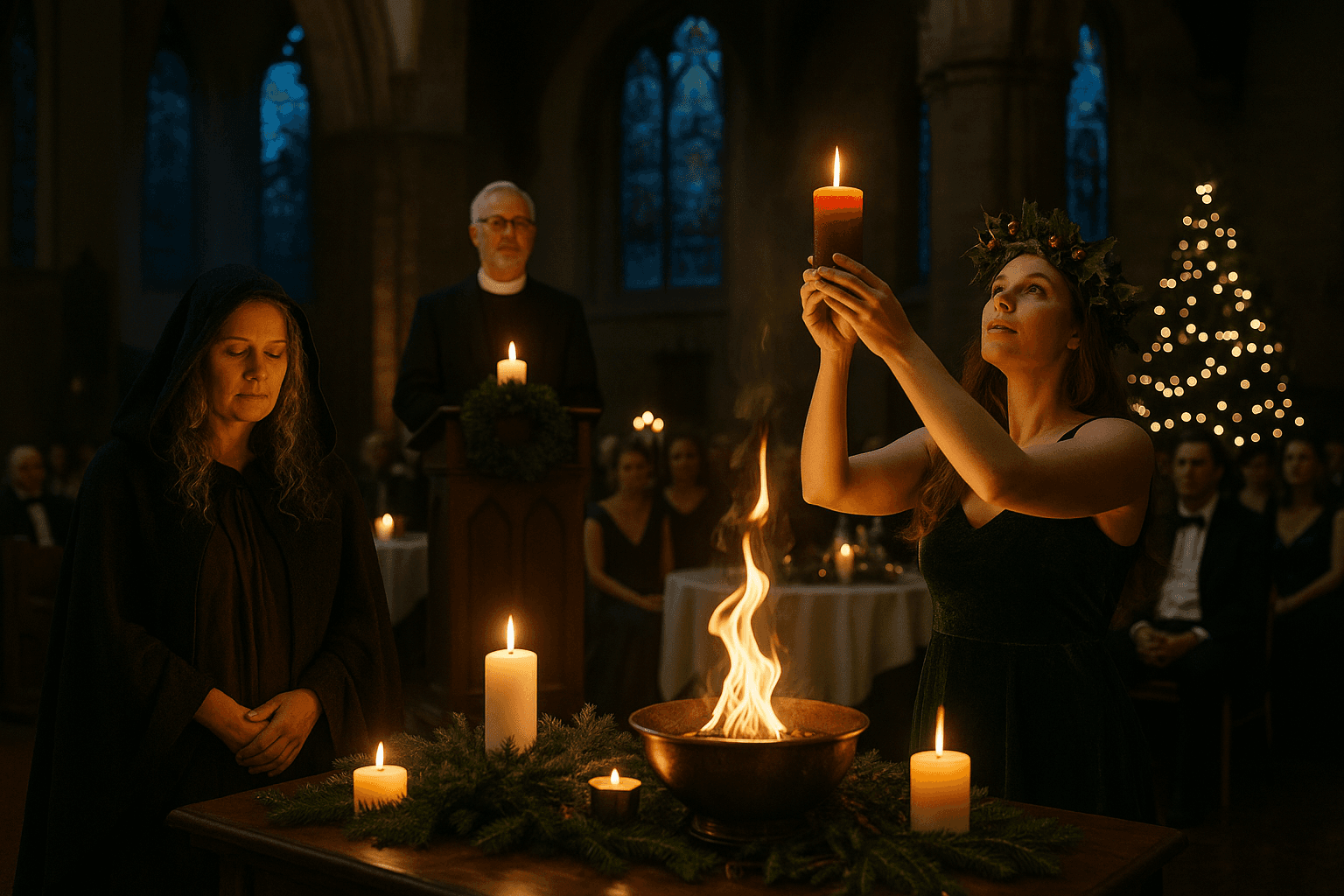 Christian Church Hosts Pagan Solstice Ritual, Community Aid Ball